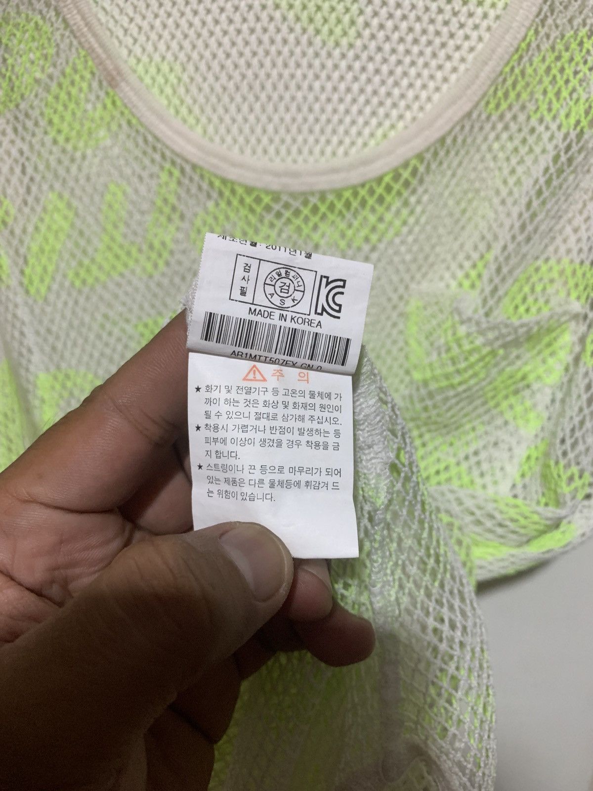 Maison Margiela Ask Enquired Mesh Maison Margiela Style Tank Top Shirt Size US M / EU 48-50 / 2 - 11 Thumbnail