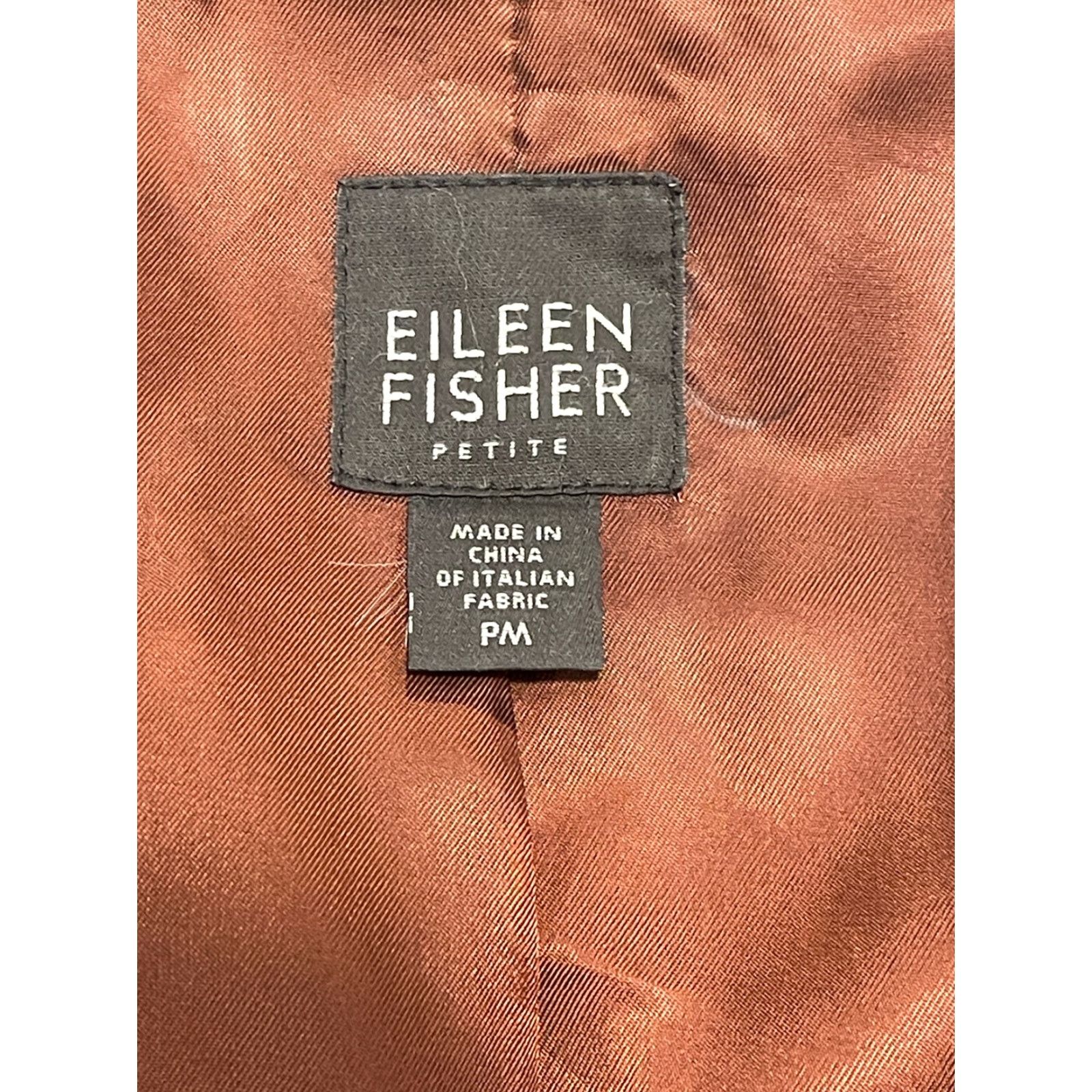 Eileen Fisher Eileen Fisher Wool Car Coat Petite Medium Brown Italian Womens Size M / US 6-8 / IT 42-44 - 2 Thumbnail