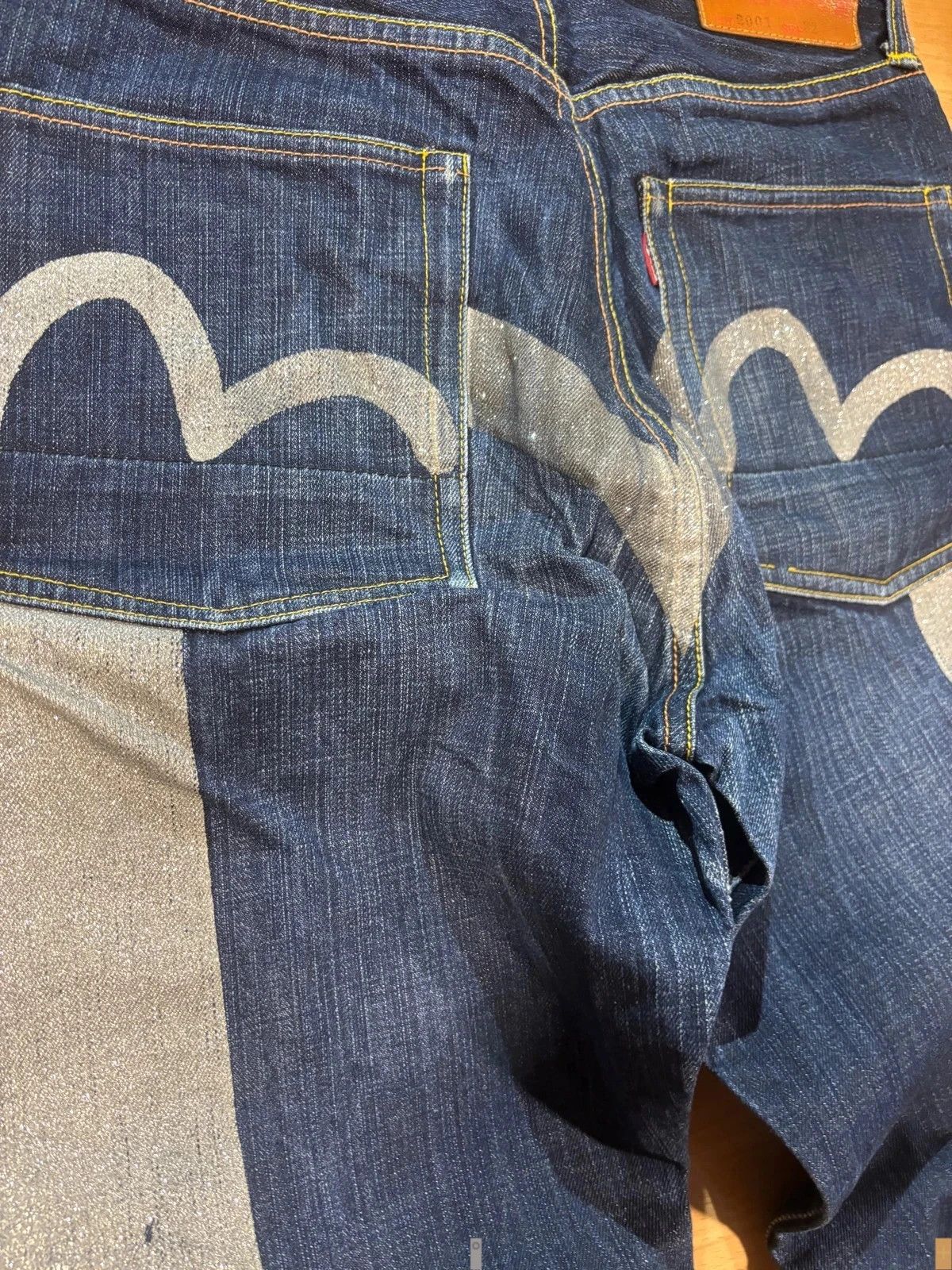 Japanese Brand Evisu Japan baggy daicock jeans Size US 35 - 4 Thumbnail