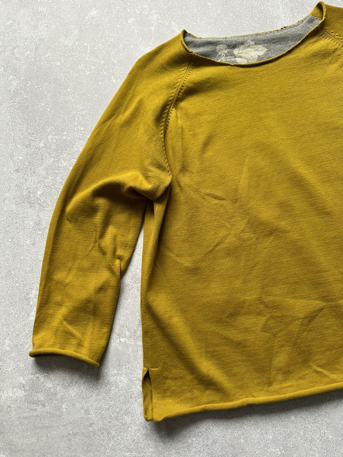 Designer × Vintage Sweatshirt Gudrun Sjoden Yellow Size M Size M / US 6-8 / IT 42-44 - 4 Thumbnail