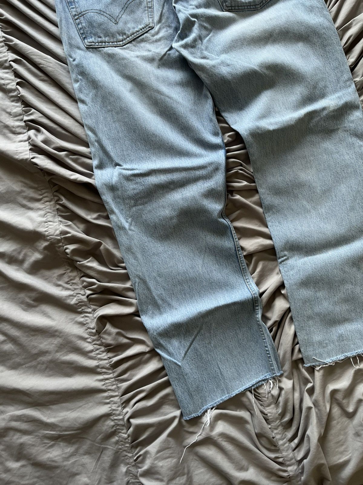 Levi's Vintage Clothing Vintage 90s Levi’s 501 Denim Baggy Wide Jeans Rare Y2K Size US 38 / EU 54 - 9 Thumbnail