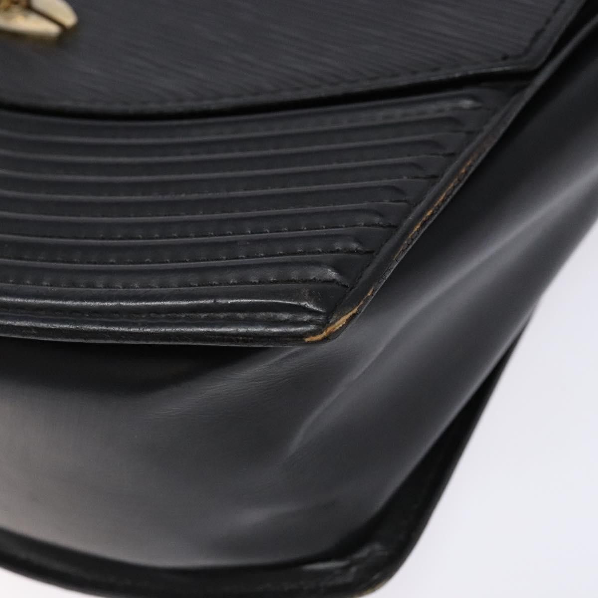 Louis Vuitton LOUIS VUITTON Epi Tilsitt Shoulder Bag Black M52482 Size ONE SIZE - 10 Thumbnail