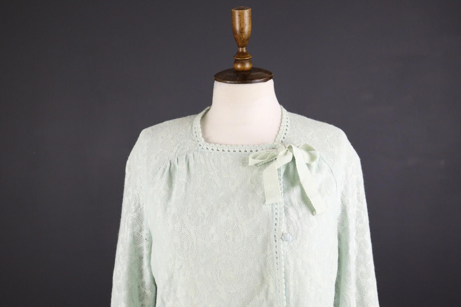 Hanro Hanro Lace Wool Knit Vintage Drawstring Sweater Size M Size M / US 6-8 / IT 42-44 - 2 Thumbnail