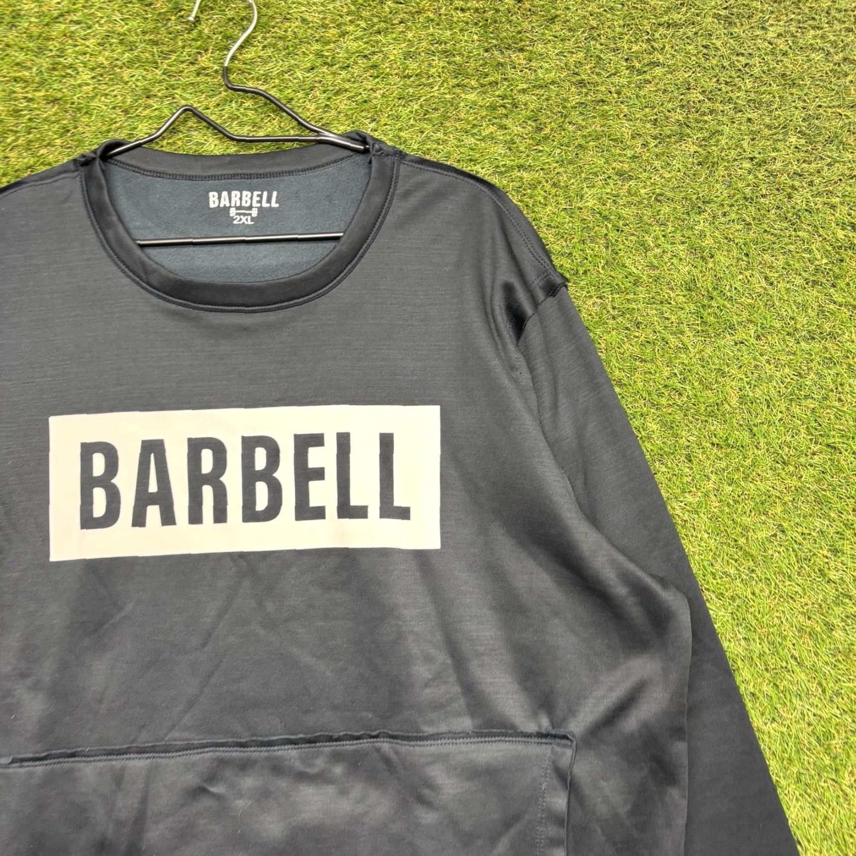 Vintage BARBELL BARBELL Sweatshirt Mens 2XL Crucial Pullover Therma Fit Gym Workout Size US XXL / EU 58 / 5 - 3 Thumbnail