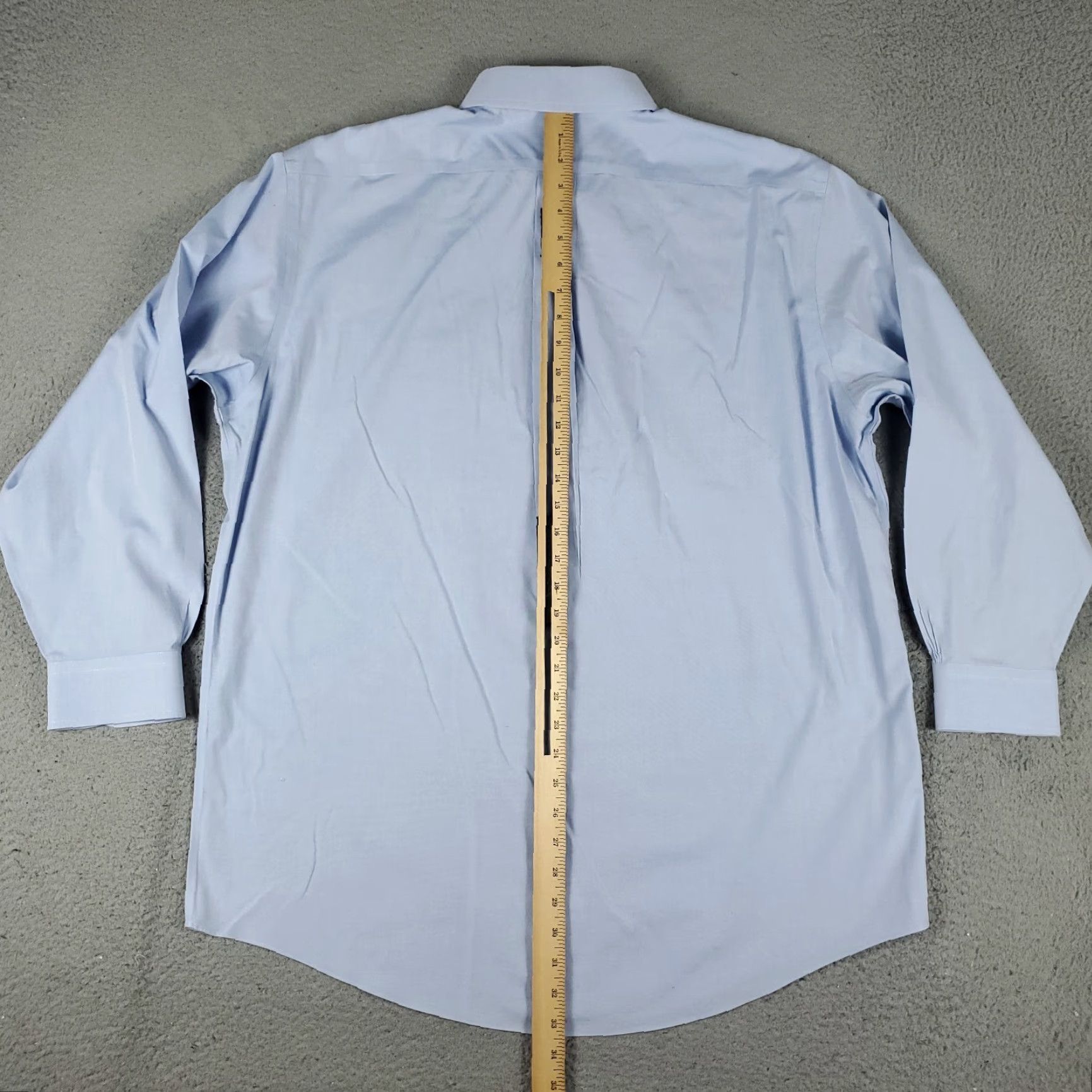 Brooks Brothers VINTAGE Brooks Brothers Dress Shirt Men Size 17 Blue Business Casual Formal Workwear Size 46R - 4 Thumbnail
