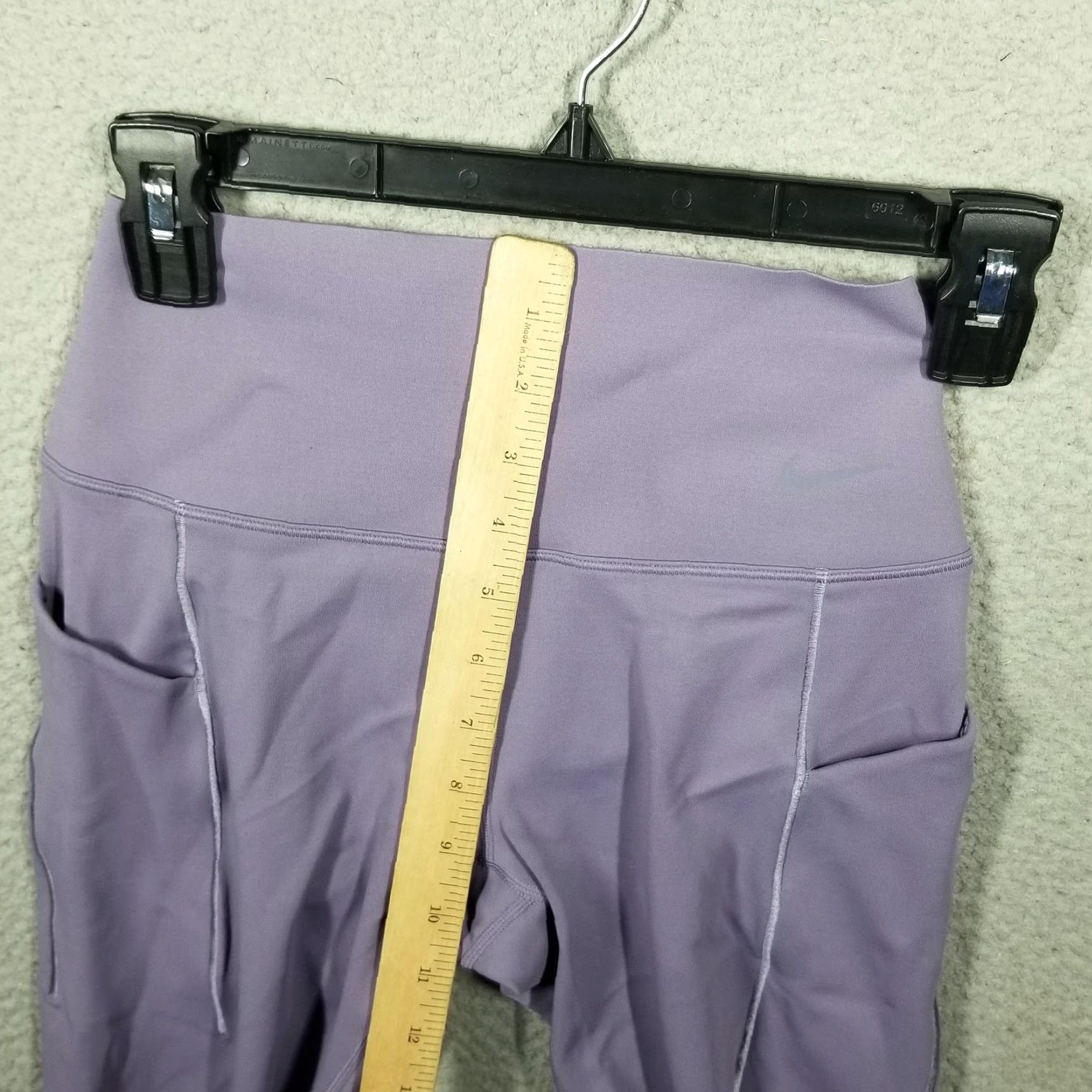Nike Nike Universa Shorts Women's Small Dri-FIT High-Rise Biker Training Gym Running 7in Inseam Purple Swoosh Mens? Womens Size 28" / US 6 / IT 42 - 6 Thumbnail