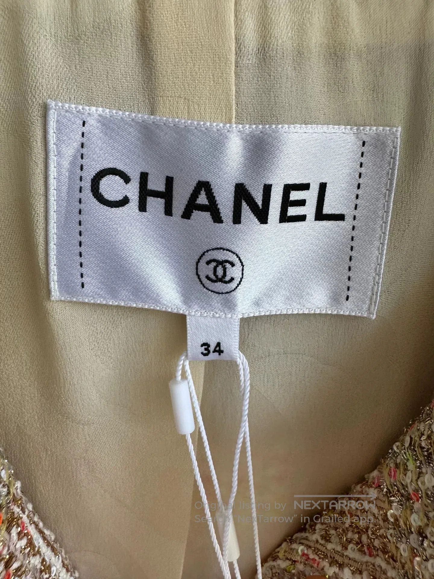 Chanel Chanel 24C Tweed Metallic Jacket. Size XXS / US 00 / IT 34 - 5 Thumbnail