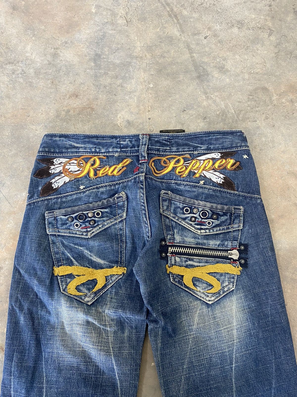 Hysteric Glamour Sick☠️ Red Pepper Flare Jeans Punk Grunge Lgb Size US 30 / EU 46 - 14 Thumbnail