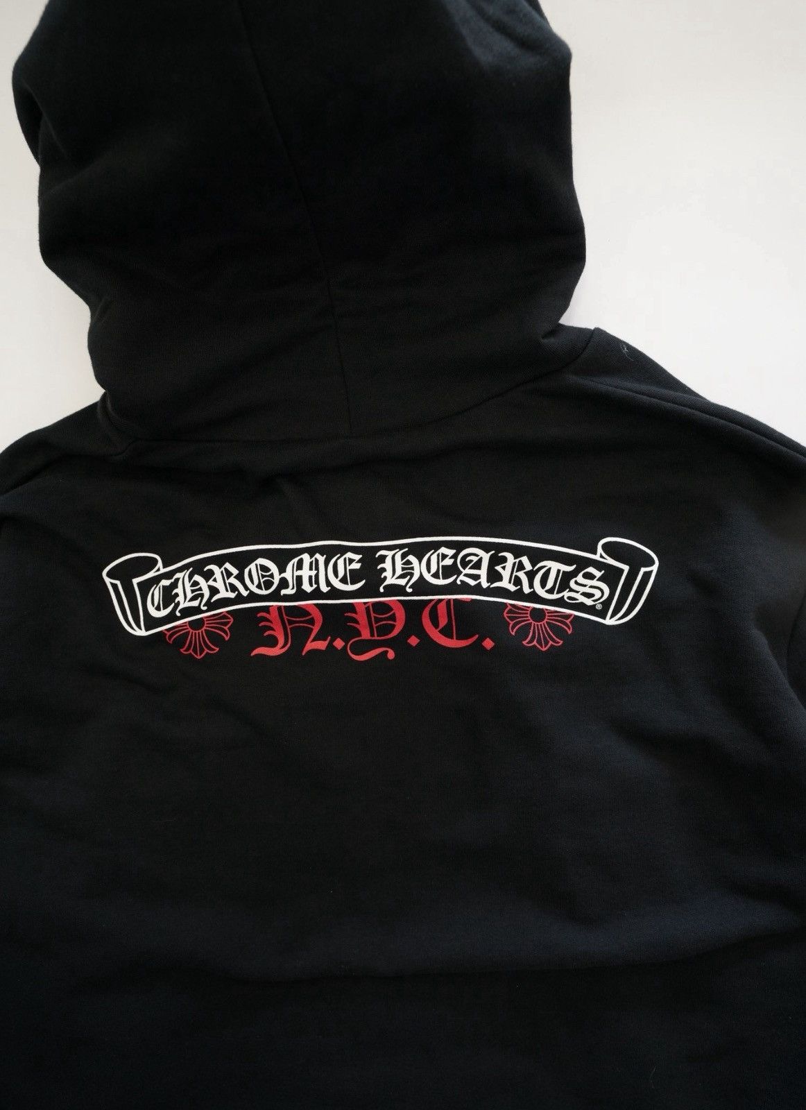 Chrome Hearts Chrome Hearts NYC Exclusive Scroll Zip Up Hooded Sweatshirt Size US L / EU 52-54 / 3 - 3 Thumbnail