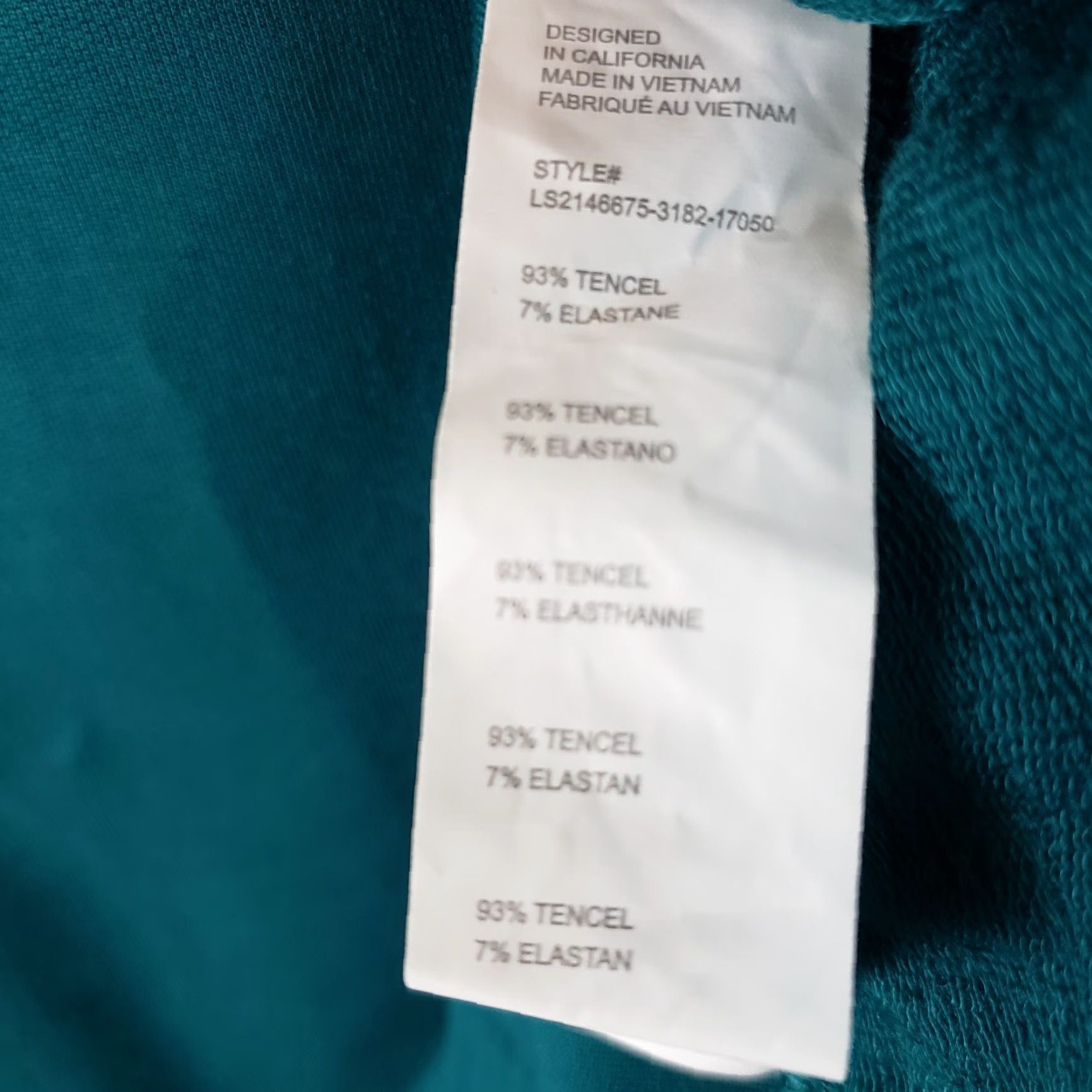 Fabletics Fabletics Pullover Jody Mock Neck Long Sleeve Oversized Sz L Teal Blue Womens Size L / US 10 / IT 46 - 5 Thumbnail