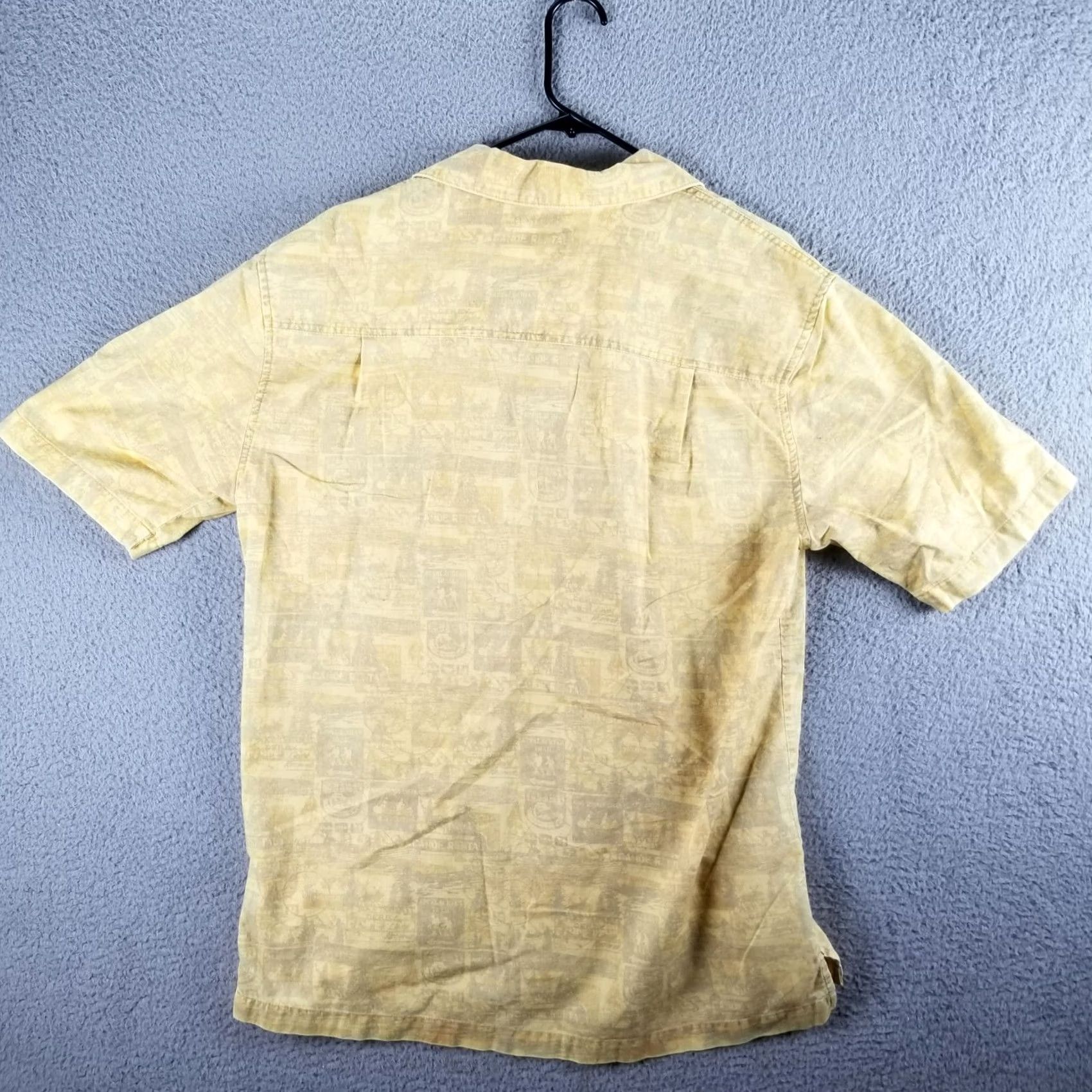 Vintage Woolrich Shirt Mens Medium Short Sleeve Button Up AOP Appalachian Trail Hike Size US M / EU 48-50 / 2 - 7 Thumbnail