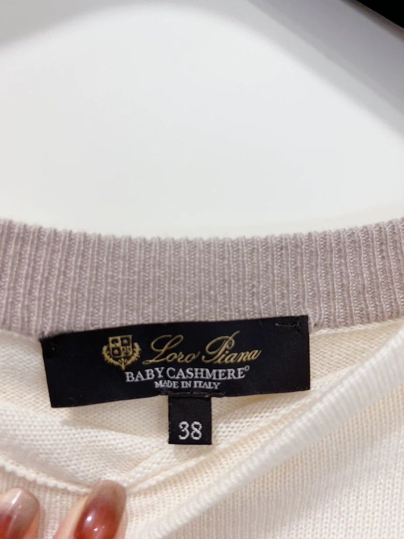 Loro Piana Loro Piana Striped A-necked knit sweater 2506-Nextarrow Size XS / US 0-2 / IT 36-38 - 8 Thumbnail