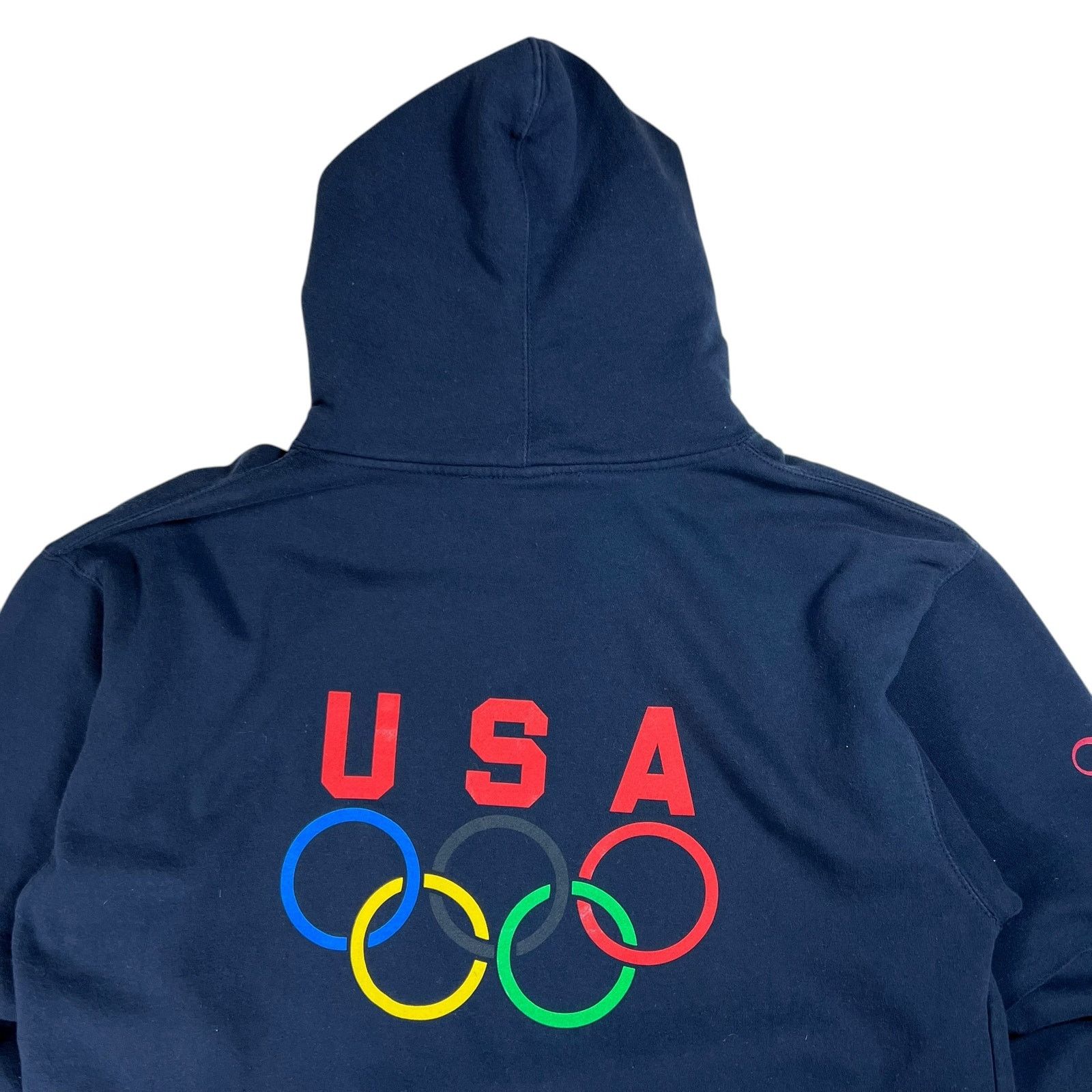 USA Olympics 2008 Beijing Olympics Team USA sleeve print hoodie (XL) Size US XL / EU 56 / 4 - 7 Thumbnail