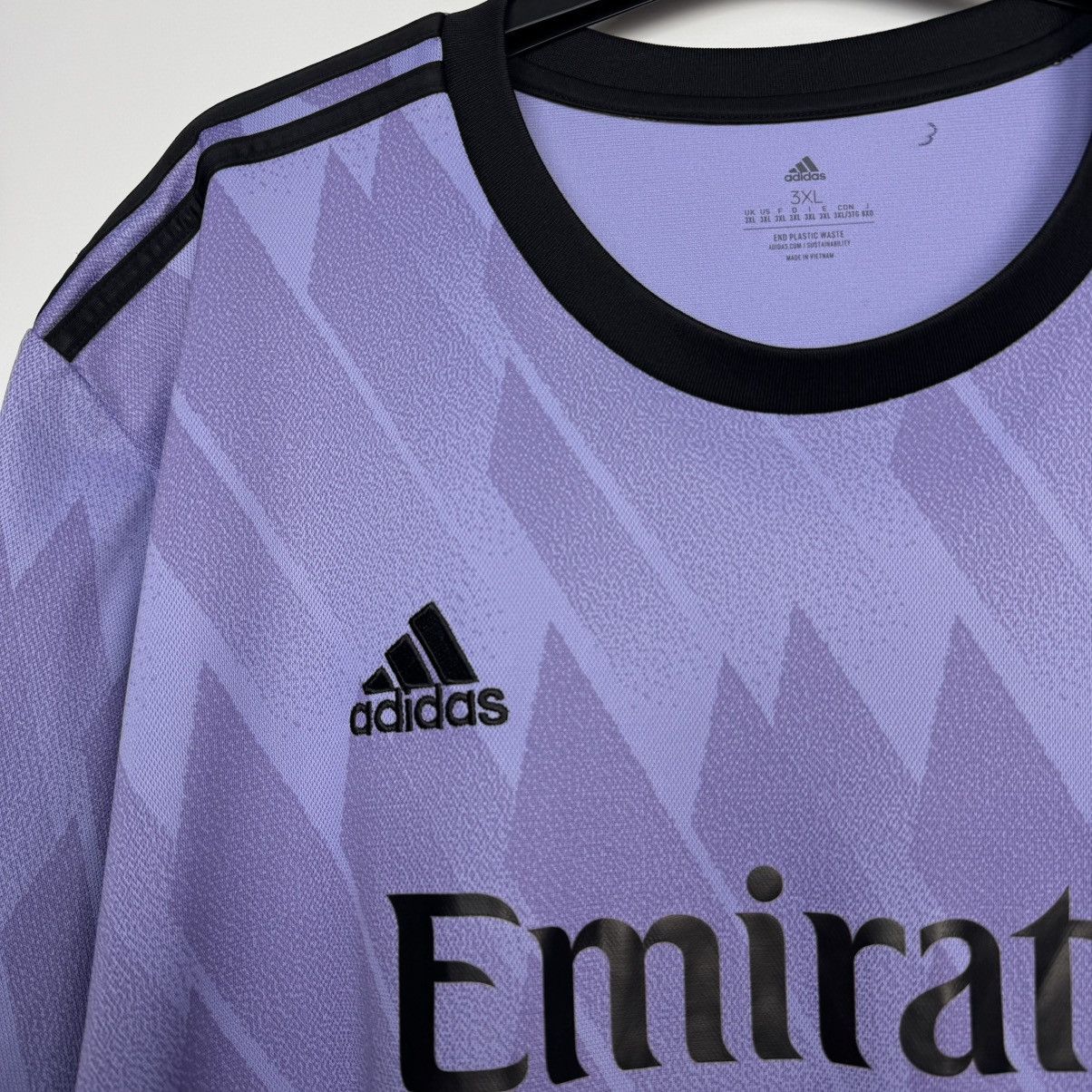 Adidas REAL MADRID 2022 2023 AWAY FOOTBAL SHIRT SOCCER JERSEY sz3XL Size US XXL / EU 58 / 5 - 7 Thumbnail