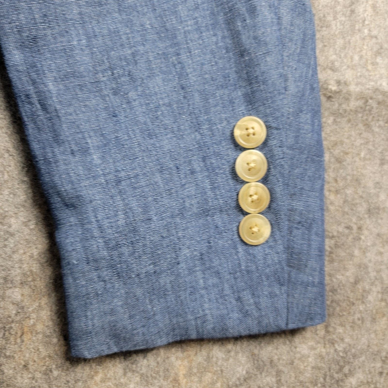 Todd Snyder Todd Snyder Madison Italian Linen Suit Jacket Chambray NWT Size 36S - 15 Thumbnail