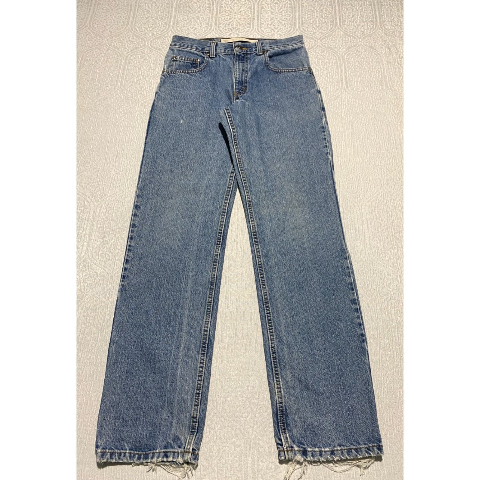 Vintage VINTAGE Arizona Jeans Jeans, Men's, 30x31, Blue Light Wash, 5-Pocket Design, Denim, Regular, Straight, Inseam 31, Mens Size US 30 / EU 46 - 2 Thumbnail