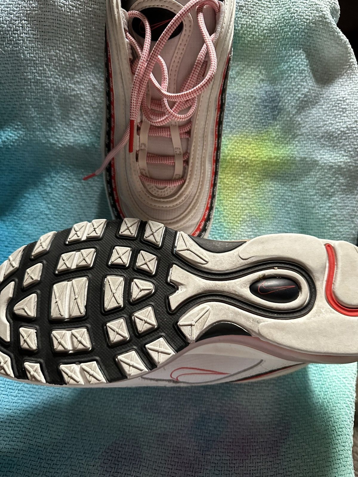 Nike Nike Air Max ‘97 Script swoosh/released 2019 8.5M/9.5W Size US 8.5 / EU 41-42 - 4 Thumbnail