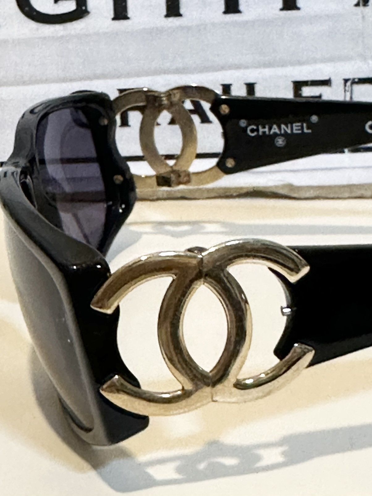 Chanel Vintage Chanel 02461 CC Logo Sunglasses Size ONE SIZE - 5 Thumbnail