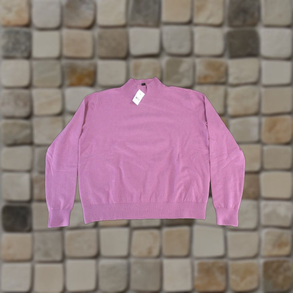 Ann Taylor Ann Taylor Sweater Women XS Purple Knit Mock Neck Pullover Solid Womens Size XS / US 0-2 / IT 36-38 - 1 Thumbnail