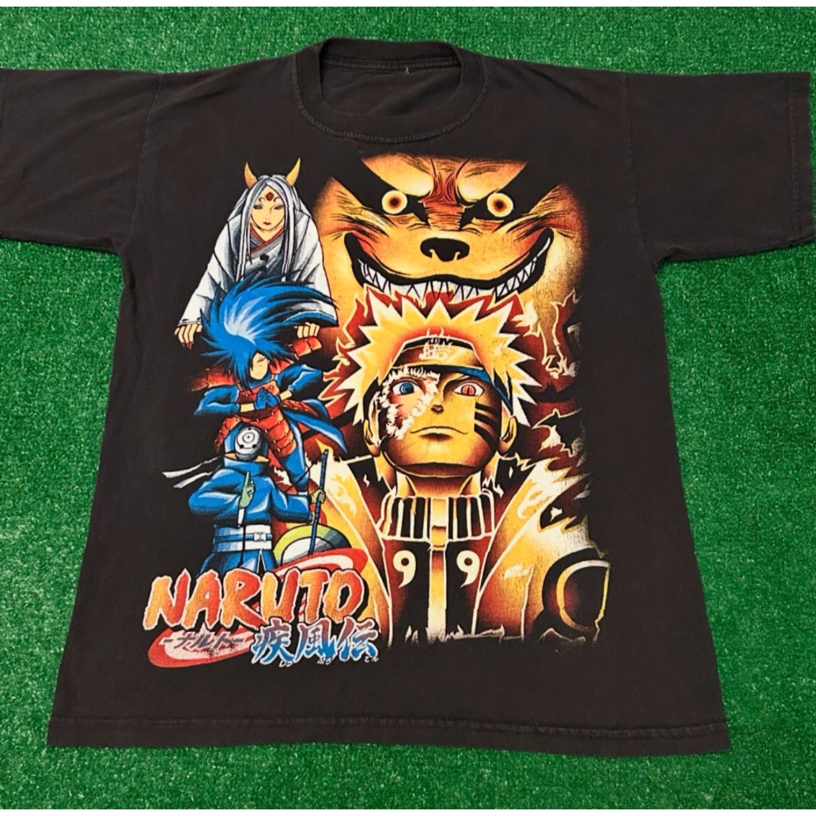 Doublet VINTAGE Naruto Anime Cartoon Madara Obito Uchiha Double-Sided VTG Mens Size M T-Shirt Black Short Sleeve 90s Anime Cartoon Mens Size US M / EU 48-50 / 2 - 4 Thumbnail