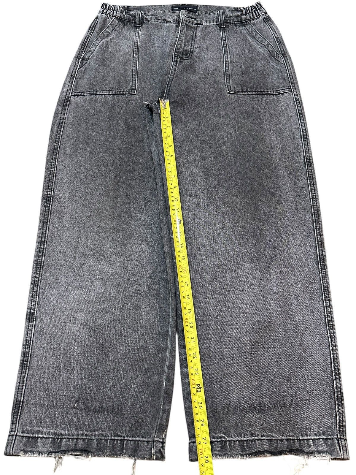 Fubu Vintage Japanese Brand Faded Wash Style Hip Hop Baggy Jeans Size US 33 - 13 Thumbnail