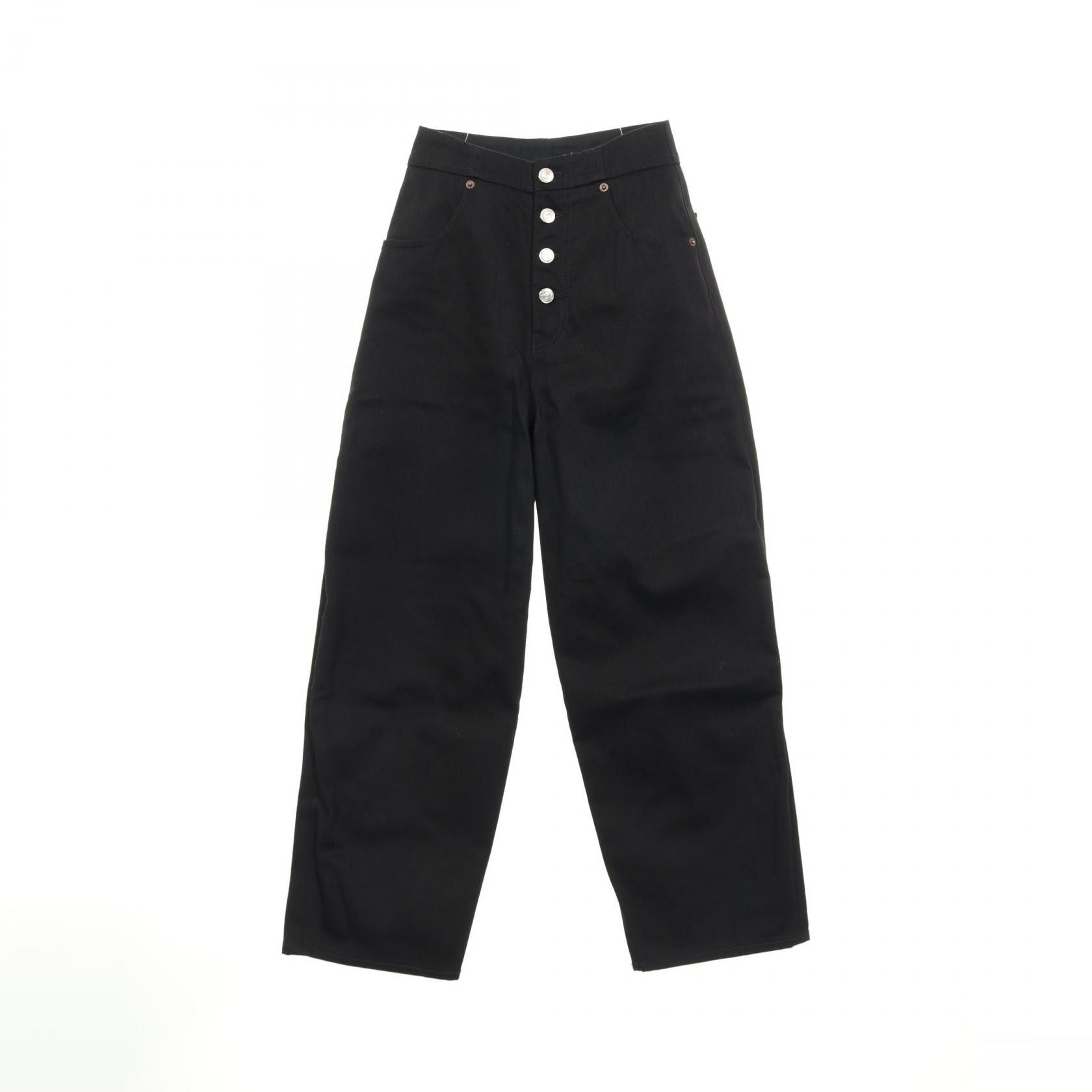 Maison Margiela MM6 Maison Margiela MM6 Cotton Wide Denim Pants Textile Bottoms DUTY FREE for USA Size ONE SIZE - 1 Thumbnail