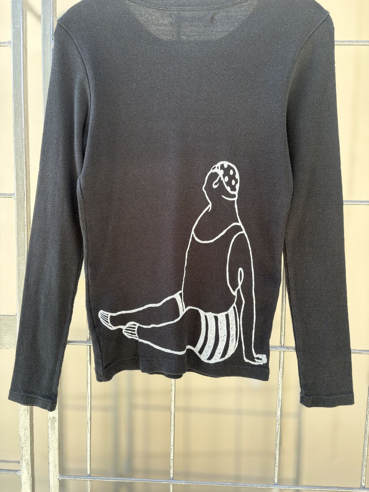 Y's Yohji Yamamoto long sleeve black T-shirt