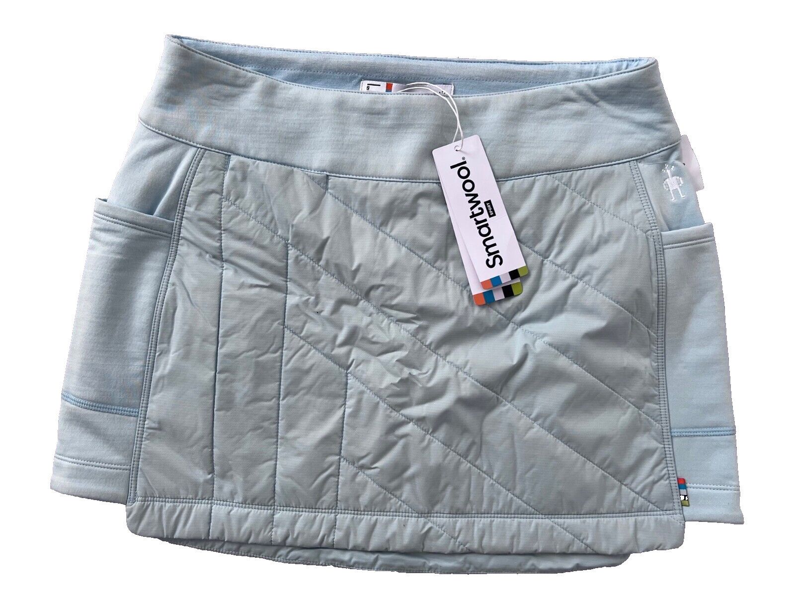 Smartwool Quilt Puffer Smartloft Wool Skirt Winter Sky ( S )