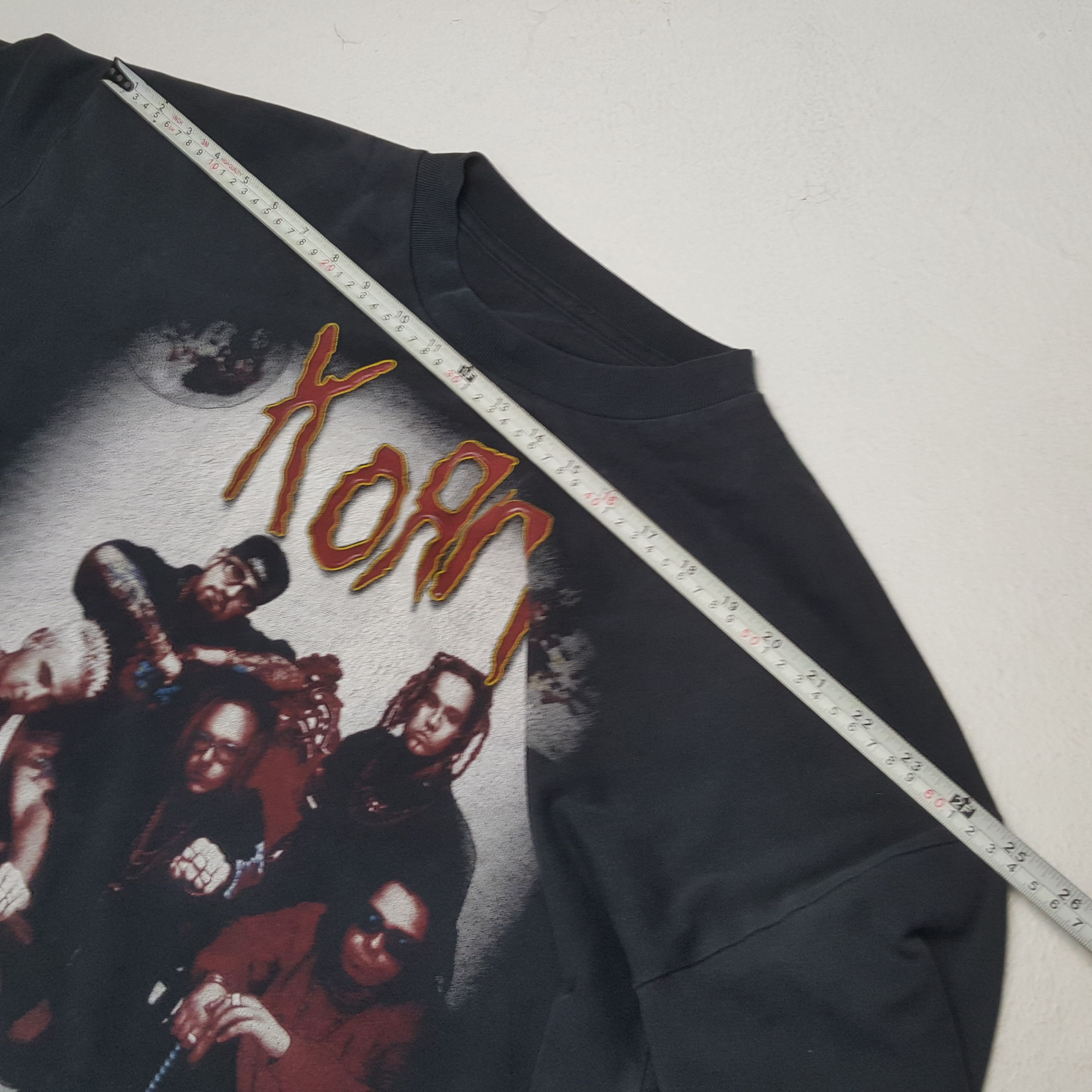 Band Tees × Vintage KORN Rock Band Music Long Sleeve Tshirt Size US XXL / EU 58 / 5 - 5 Thumbnail