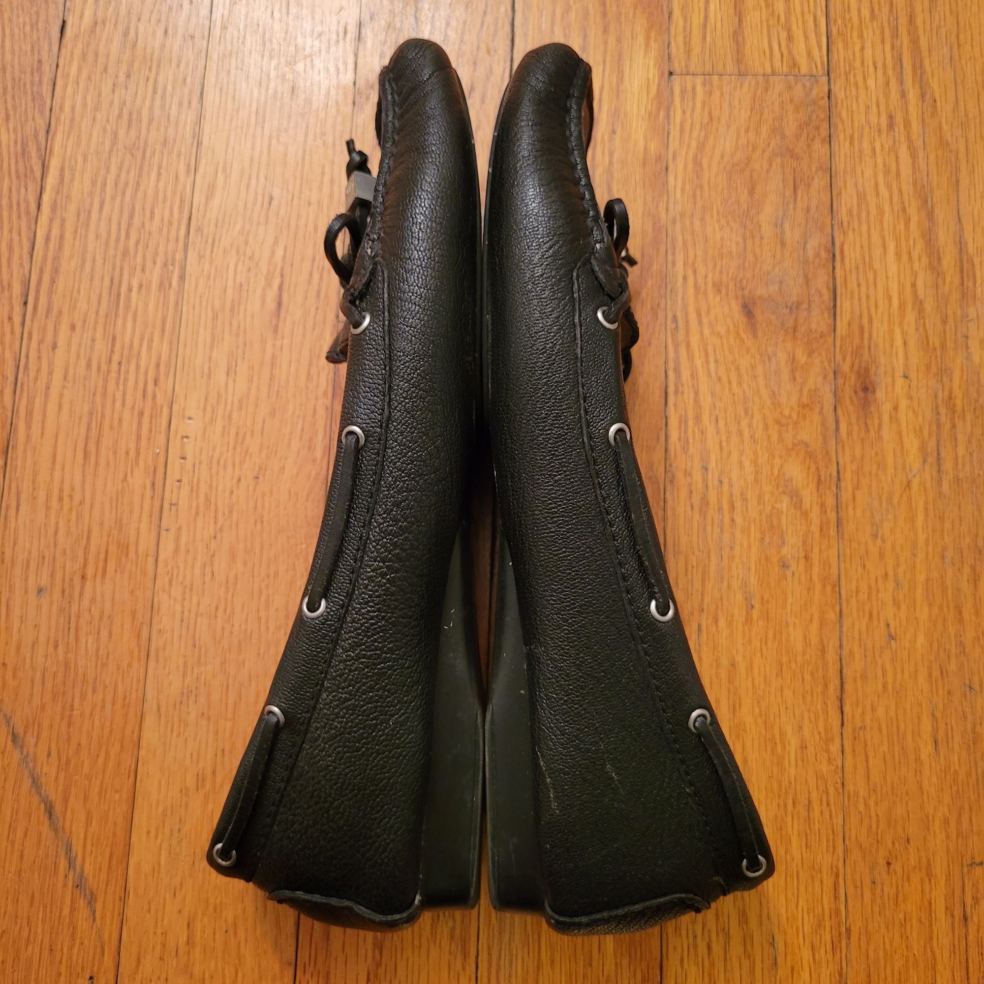 Michael Kors Michael Kors Black Leather Loafers Driving 8.5M Boat Shoes M Size US 8.5 / IT 38.5 - 5 Thumbnail