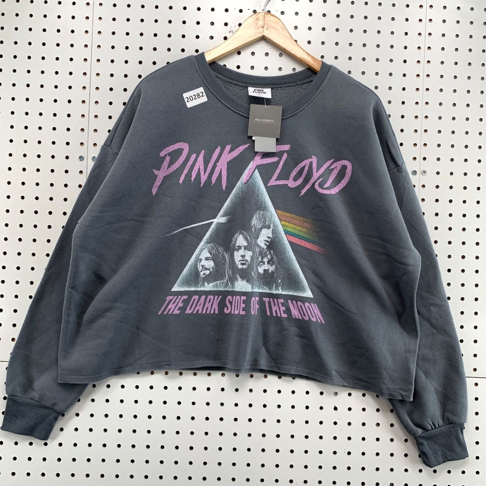 Vintage Pink Floyd Sweatshirt Gray Womens L Crew Neck Pullover NWT 28x22.5 Crewneck Sweatshirt Pullover Dark Gray 90s Concert Merch Womens Size L / US 10 / IT 46 - 2 Thumbnail