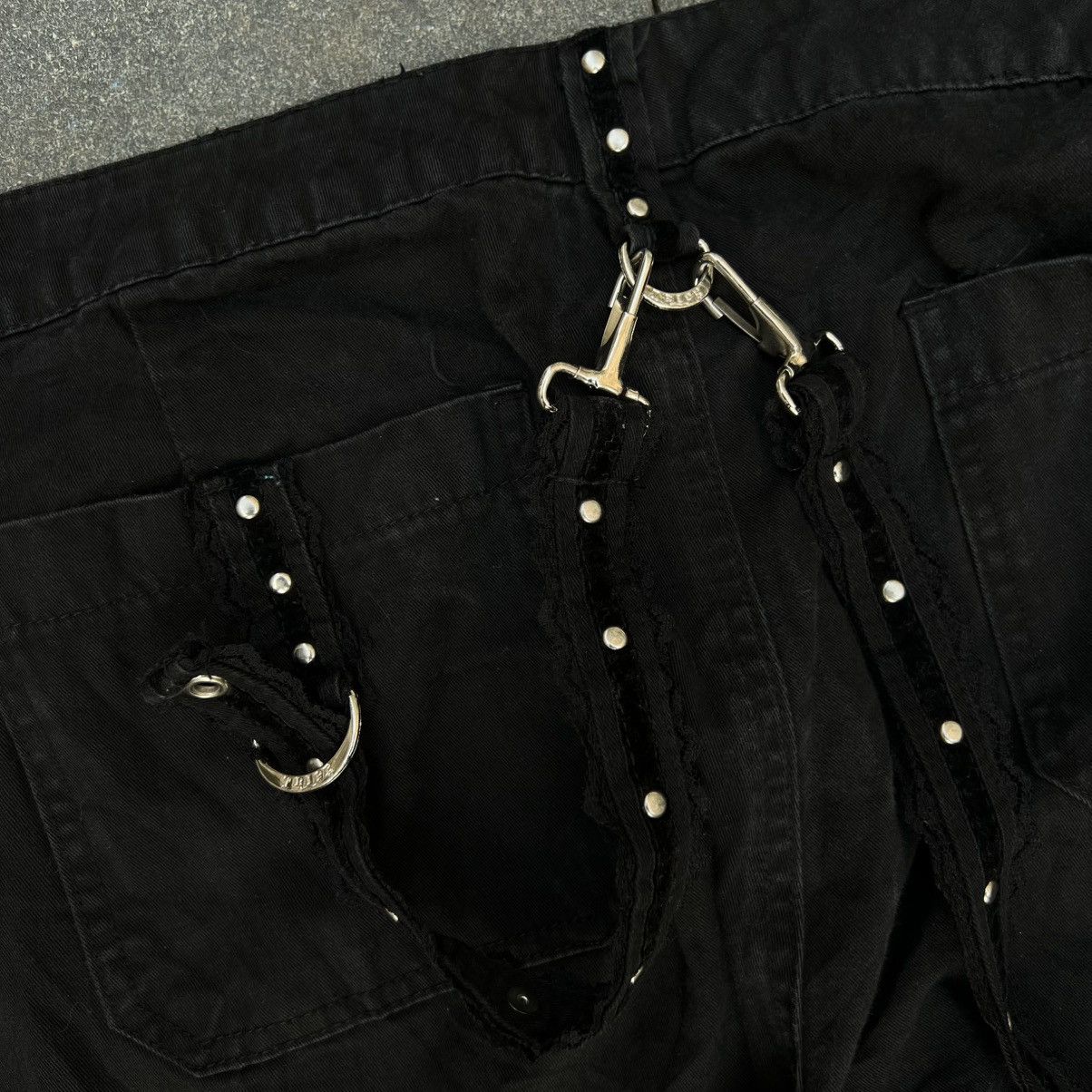 JNCO × Tripp NYC × Vintage 💥Rare💥Vintage Tripp Nyc Bondage Jeans Size US 38 / EU 54 - 8 Thumbnail