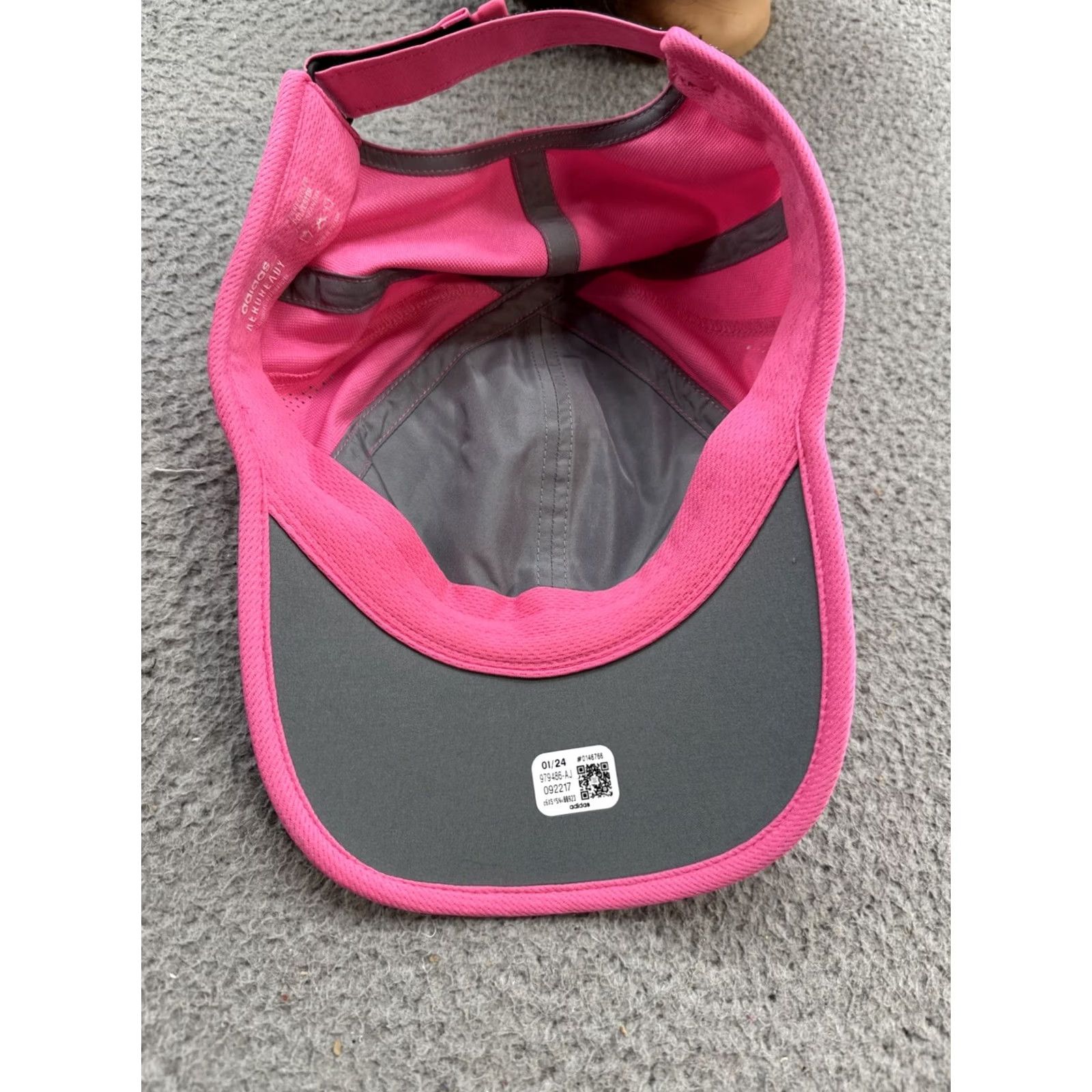 Adidas Adidas Aeroready Running Outdoor Cap Hat Adult Womens Adjustable Pink Hat Logo Size ONE SIZE - 6 Thumbnail