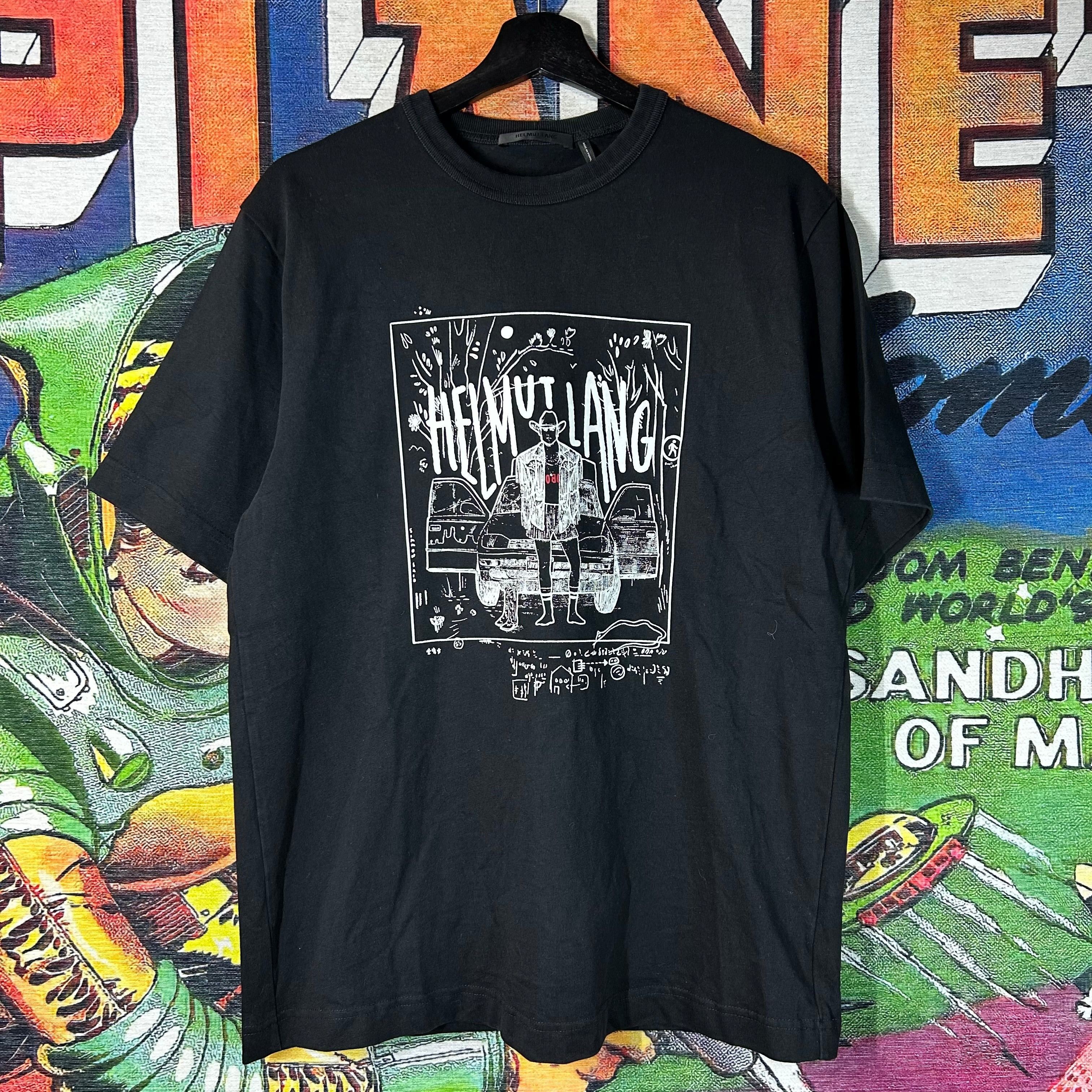 s/s1999 helmut lang paint Tee（Helmut Lang T Shirt - Etsy