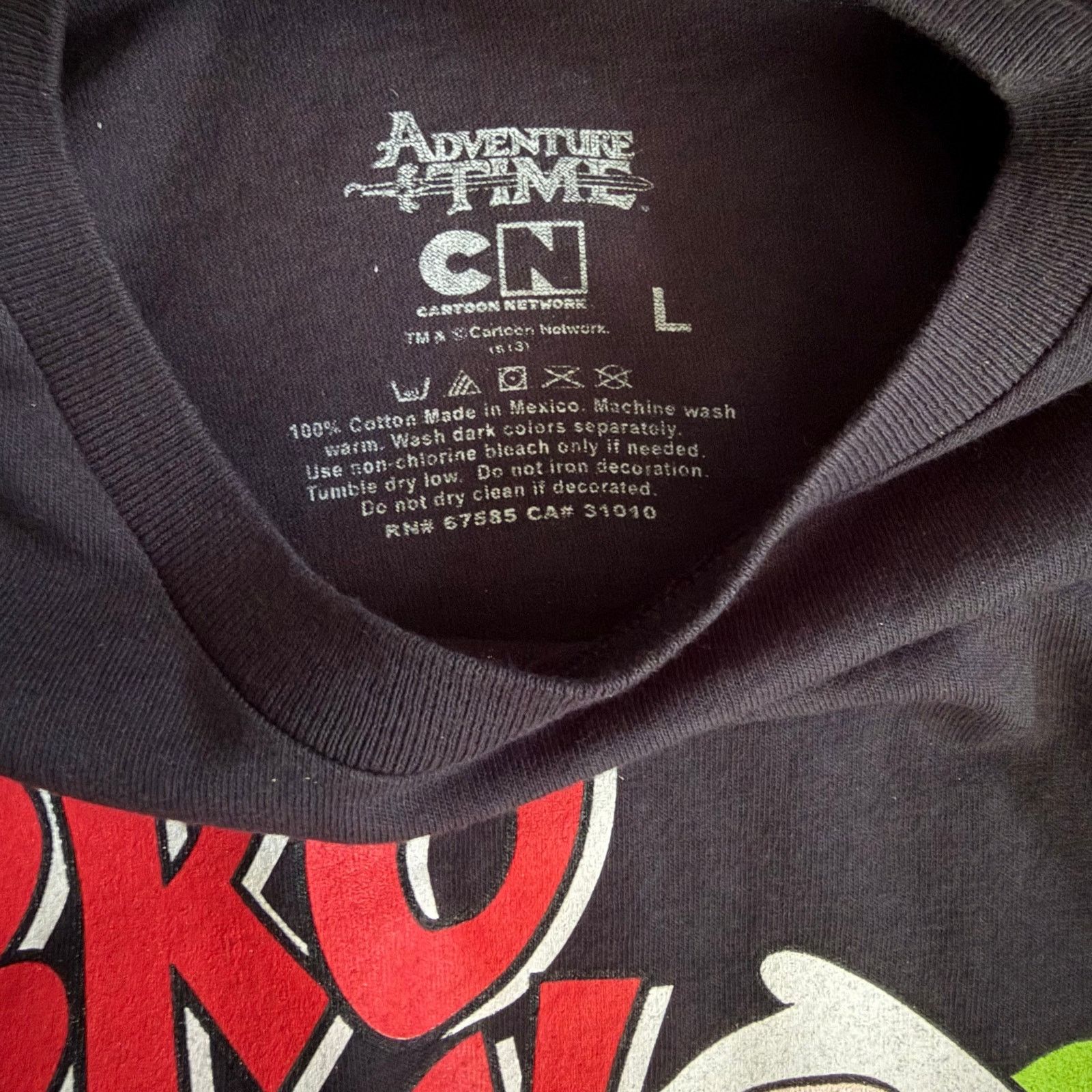 Cartoon Network Adventure Time Finn and Jake Bro Fist! graphic tee shirt Size US L / EU 52-54 / 3 - 2 Thumbnail