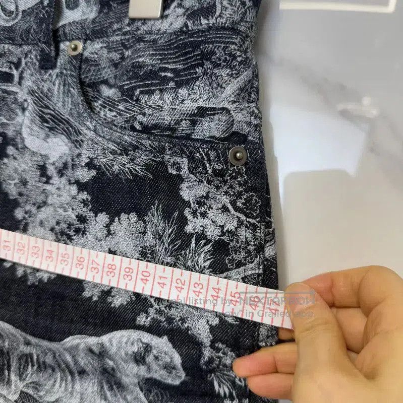 Dior Dior Summer Blue Cotton Printed Women's Shorts . Size 23" - 6 Thumbnail