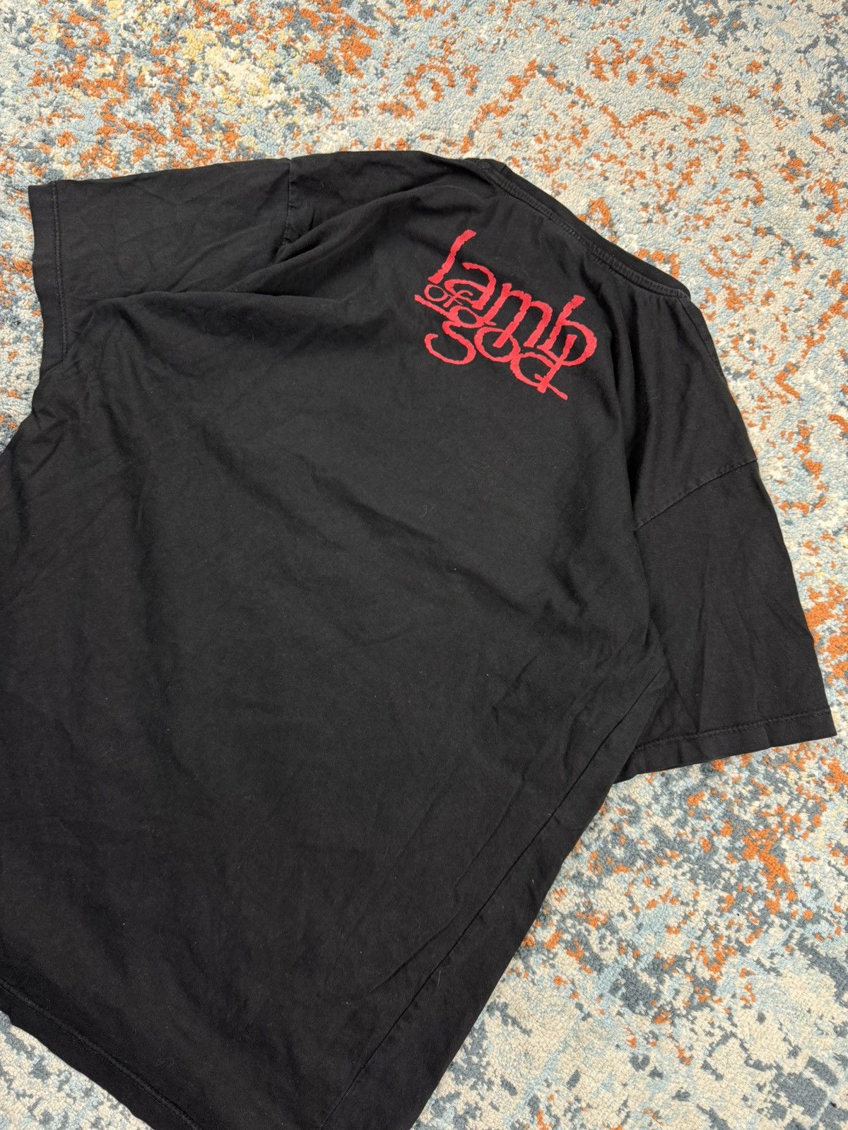 Band Tees × Vintage Vintage y2k Lamb of God graphic metal band tee Size US L / EU 52-54 / 3 - 3 Thumbnail