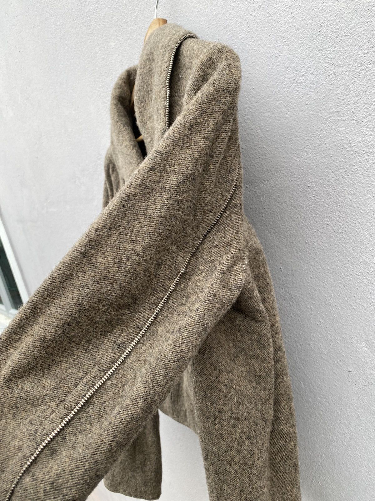 Alexander Wang 💥Archive💥 Alexander Wang Fully Zip Lined Anorak Wool Cropped Size XS / US 0-2 / IT 36-38 - 19 Thumbnail