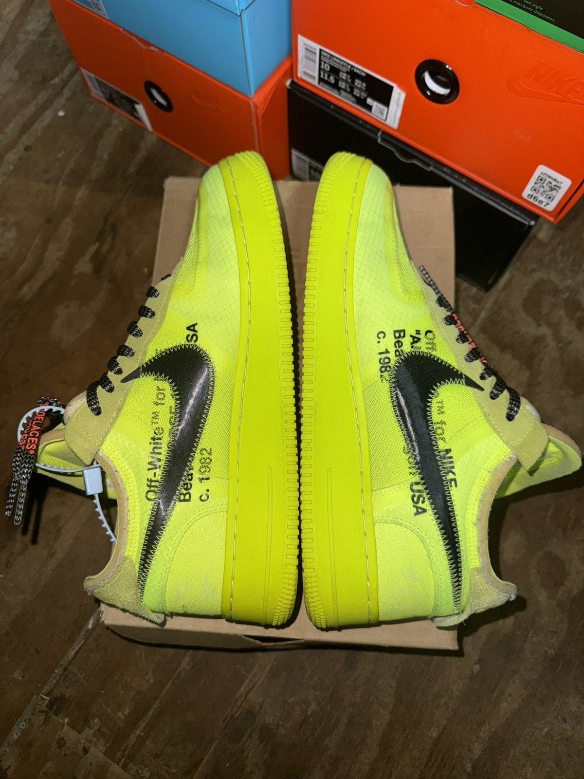 Nike × Off-White The 10 : Nike Air Force 1 Low Volt Size US 10.5 / EU 43-44 - 6 Thumbnail