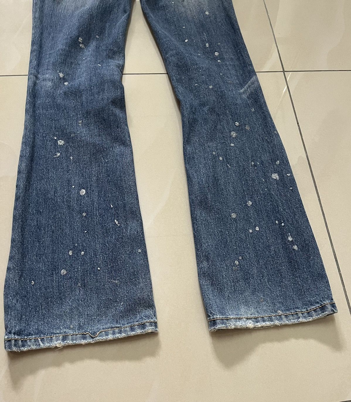 Hysteric Glamour Semantic Design distressed flared silver dust low rise F1 Size US 28 / EU 44 - 18 Thumbnail