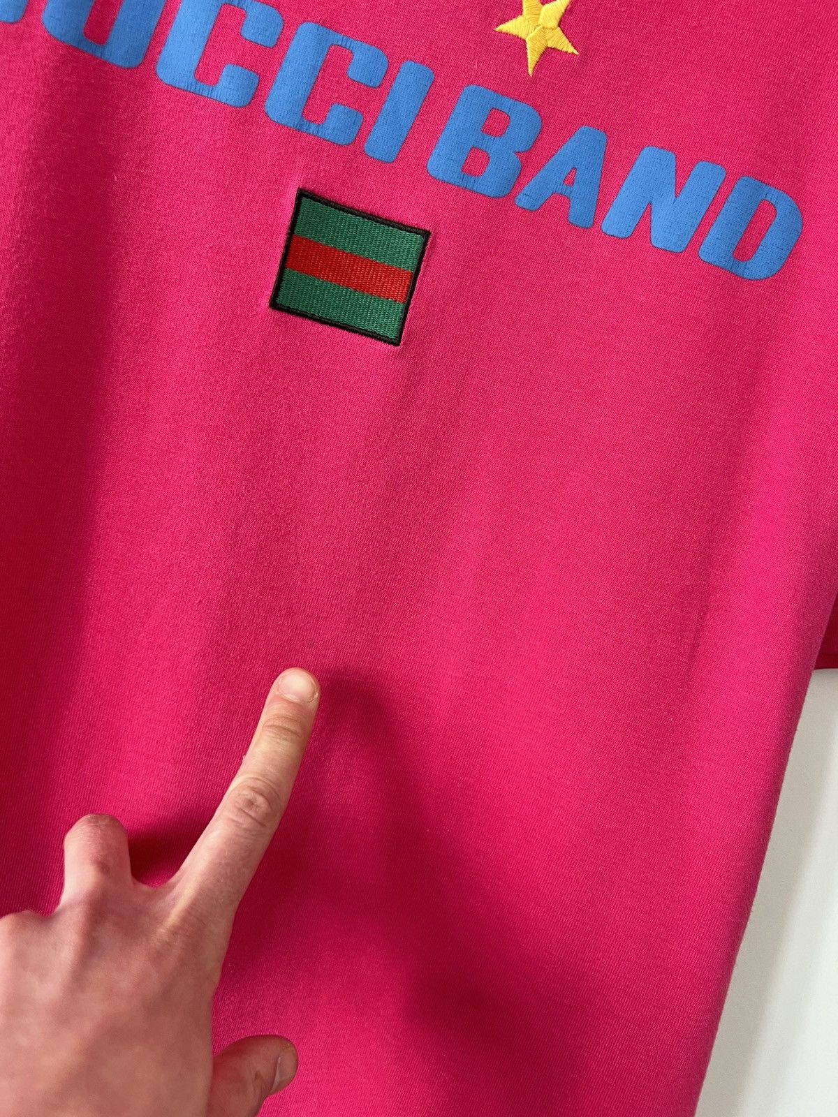 Gucci Band pink tee Size US M / EU 48-50 / 2 - 9 Thumbnail