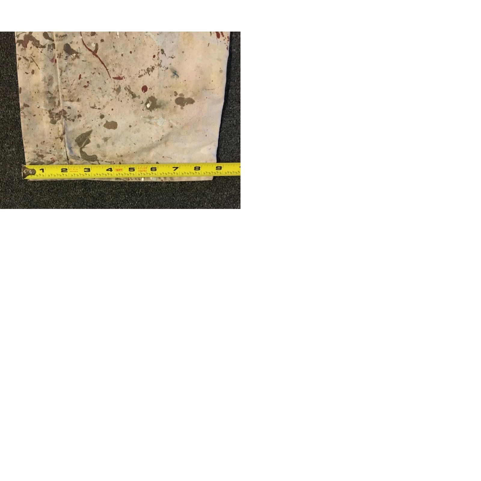 Dickies VINTAGE Dickies Thrashed Faded Distressed Paint Splatter Pants 32 Beige 90s Grunge Punk Skate Biker Carpent er Mens Pants Size US 38 / EU 54 - 10 Thumbnail