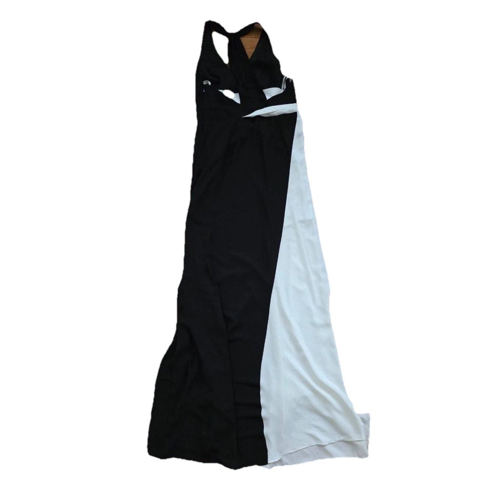 Halston Heritage Halston Black/White Maxi Prom Dress Size 2 A001772 Size XS / US 0-2 / IT 36-38 - 9 Thumbnail