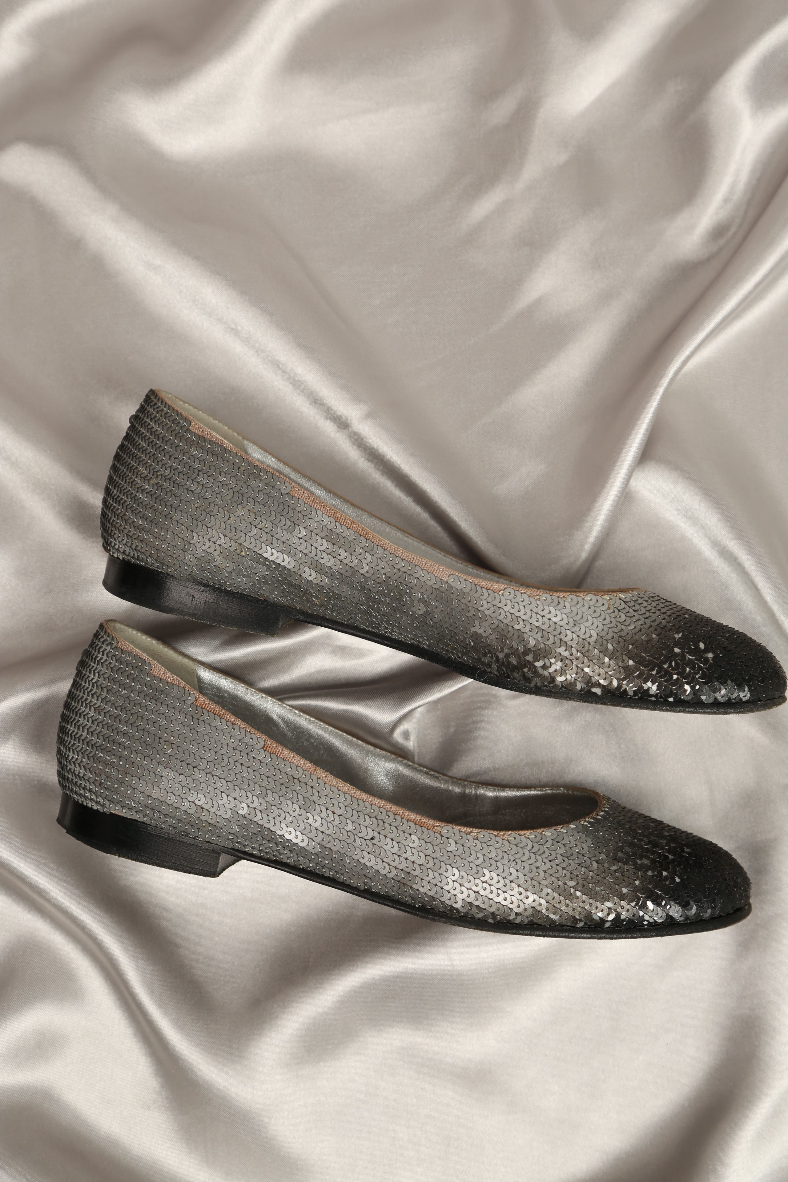 Chanel Rare Ombre Sequin CHANEL Ballerina Flats Size US 7 / IT 37 - 4 Thumbnail