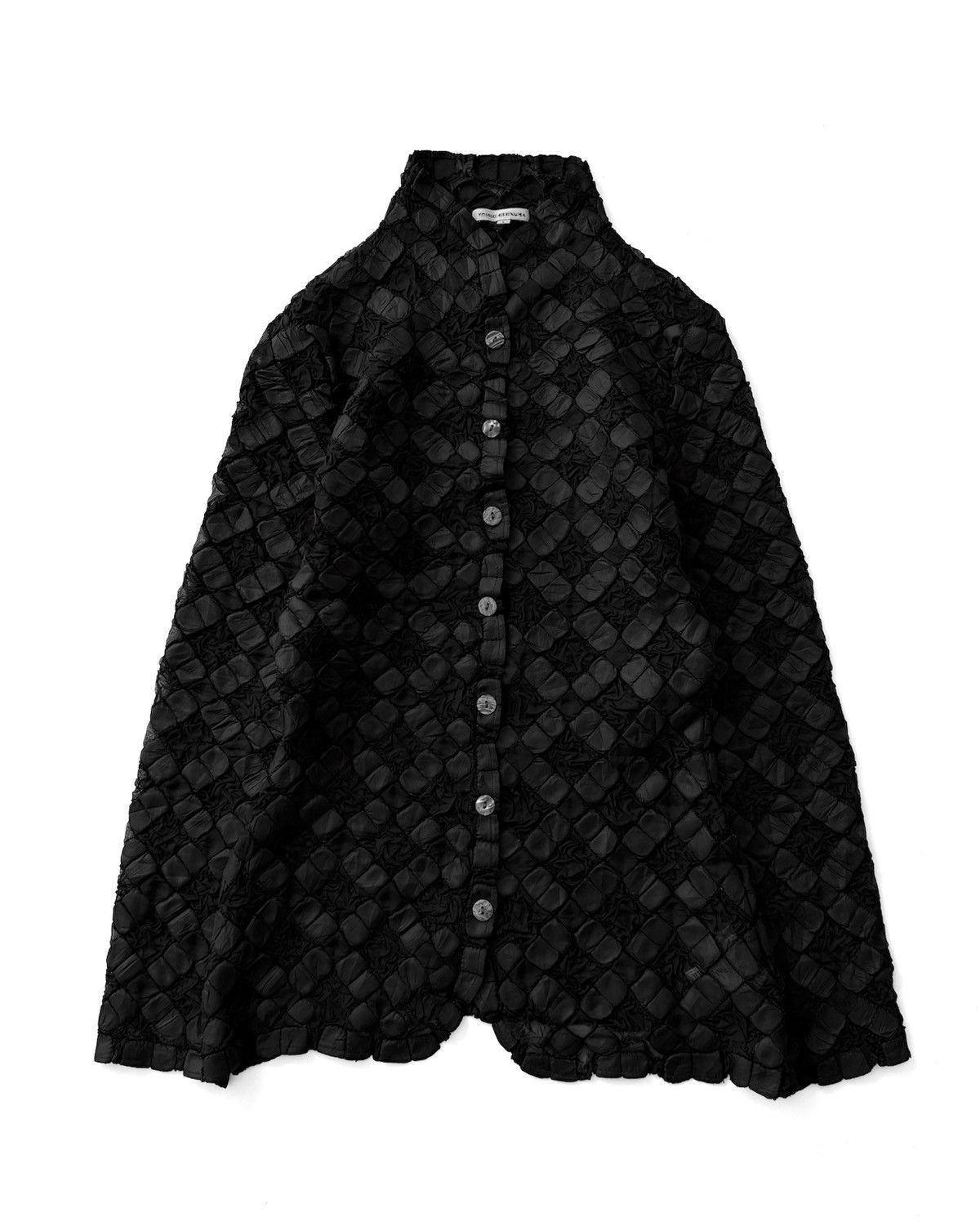 Issey Miyake VINTAGE YOSHIKI HISHINUMA WRINKLE PLEATS SHIRT Size S / US 4 / IT 40 - 1 Thumbnail