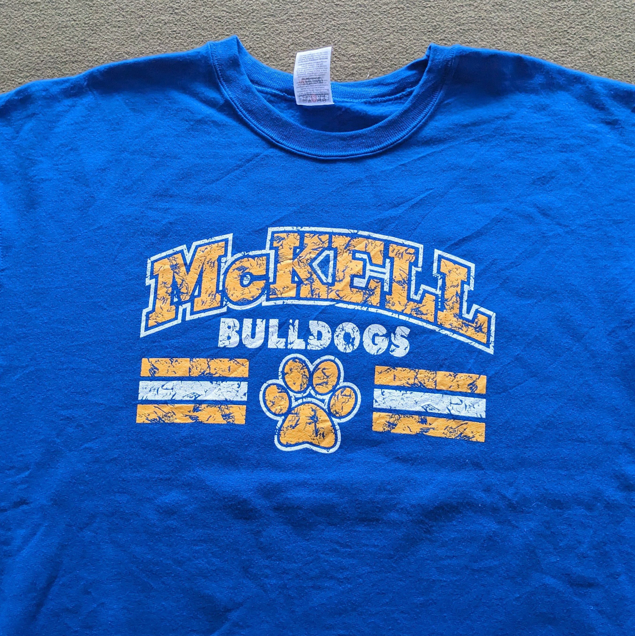 Other Vintage MCKELL BULLDOGS Streetwear Style Sweatshirt Size US XXL / EU 58 / 5 - 2 Thumbnail