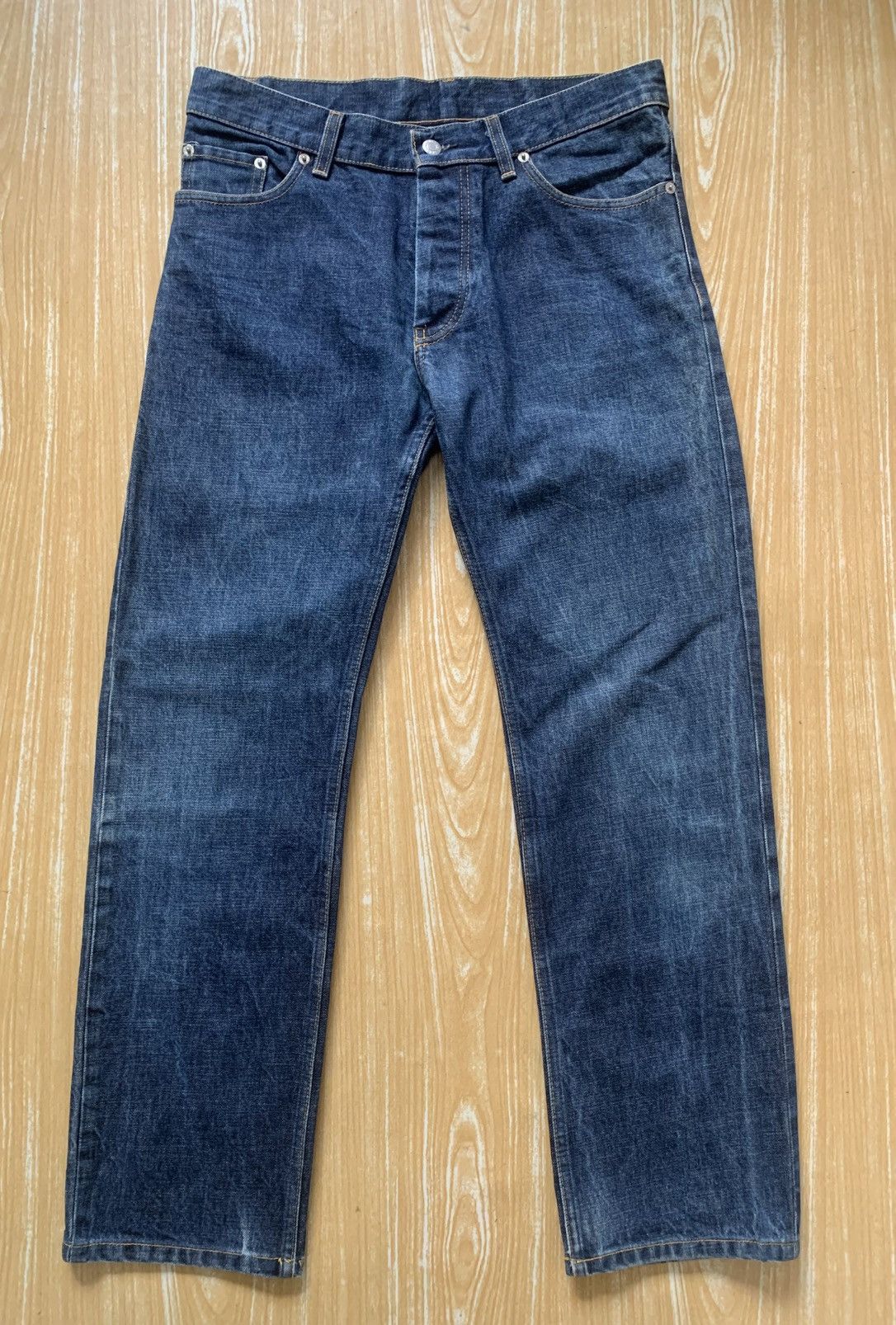 Helmut Lang Rare.. Helmut Lang Classic Raw Denim Pants Size US 32 / EU 48 - 2 Thumbnail