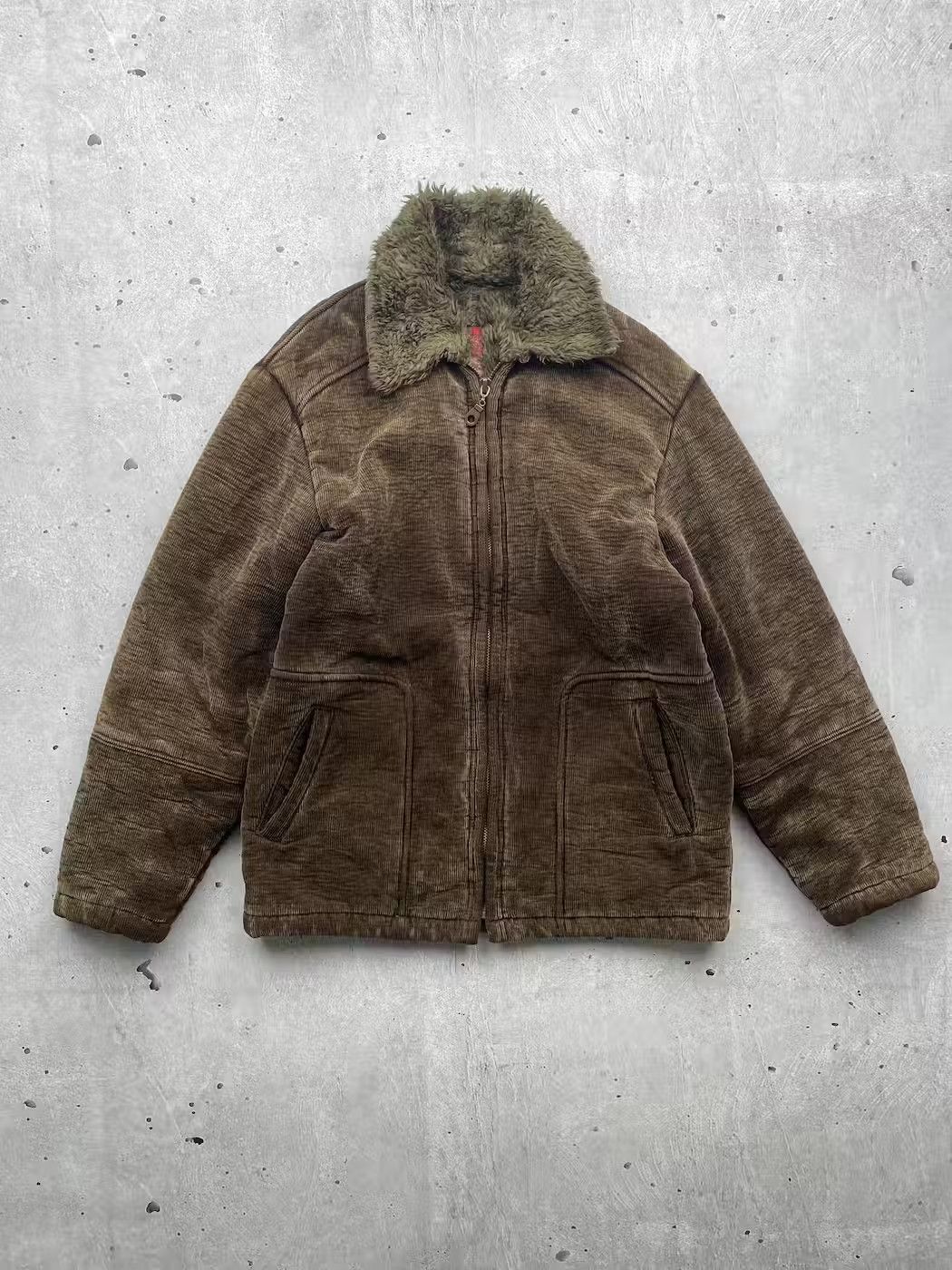 Other Vintage Fur Corduroy Heavy Jacket Size US M / EU 48-50 / 2 - 1 Thumbnail
