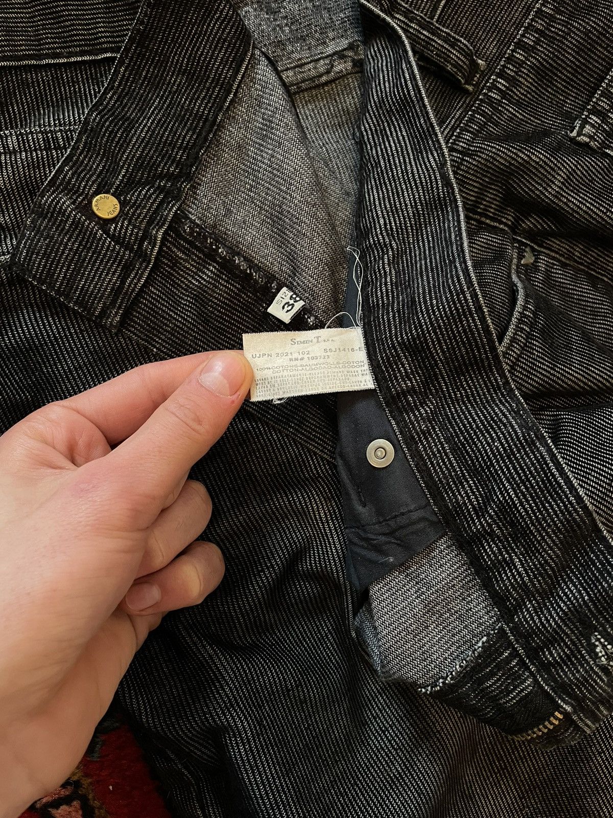 Armani 90’s Baggy Armani Jeans Size US 38 / EU 54 - 5 Thumbnail