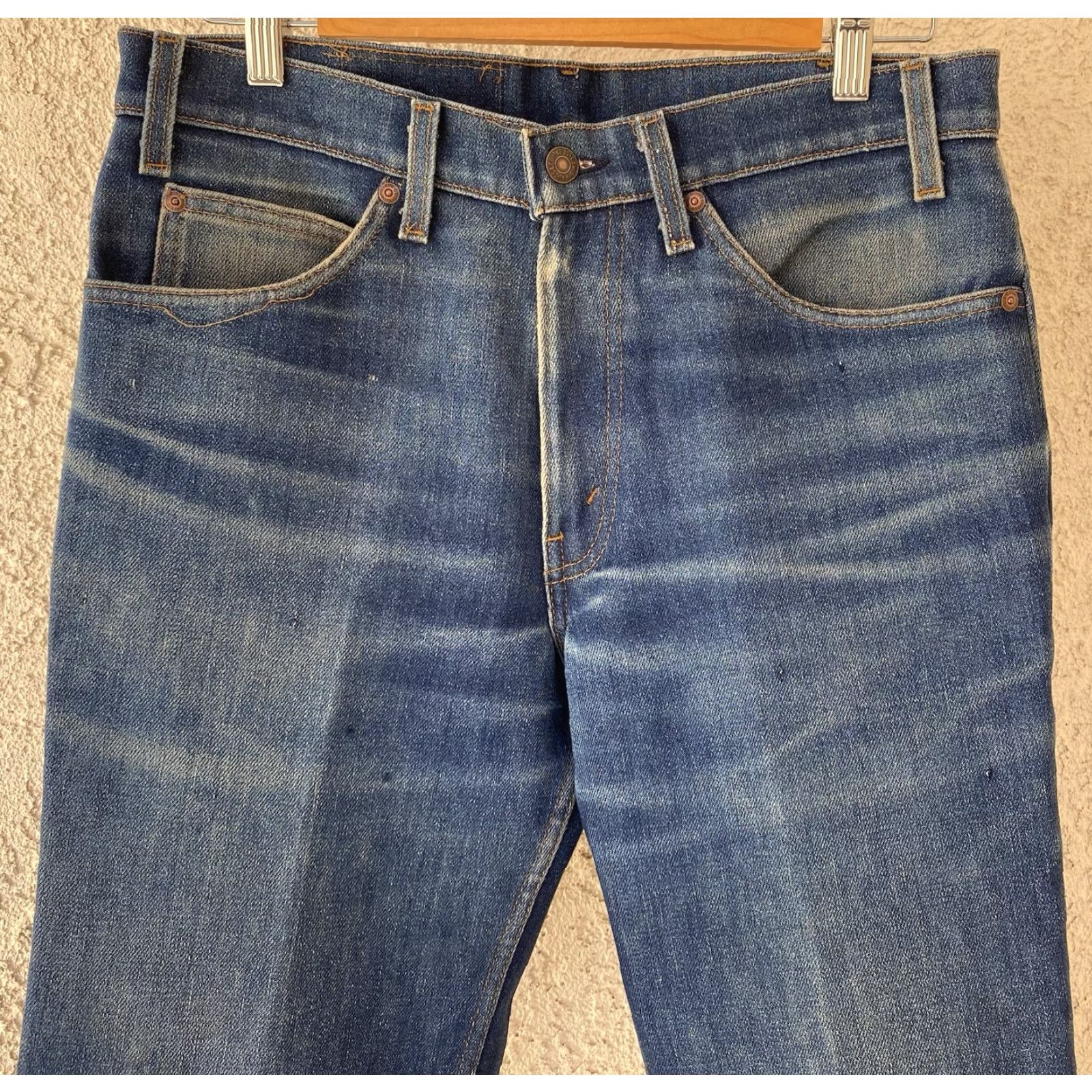Levi's VINTAGE Levi’s Jeans Main Selling Point? Levi’s 2517 Denim Jeans W32 L32 Red Interior USA Made Regular 32 32 Blue 80s Cowboy Straight 5-Pocket Mens Size US 32 / EU 48 - 5 Thumbnail